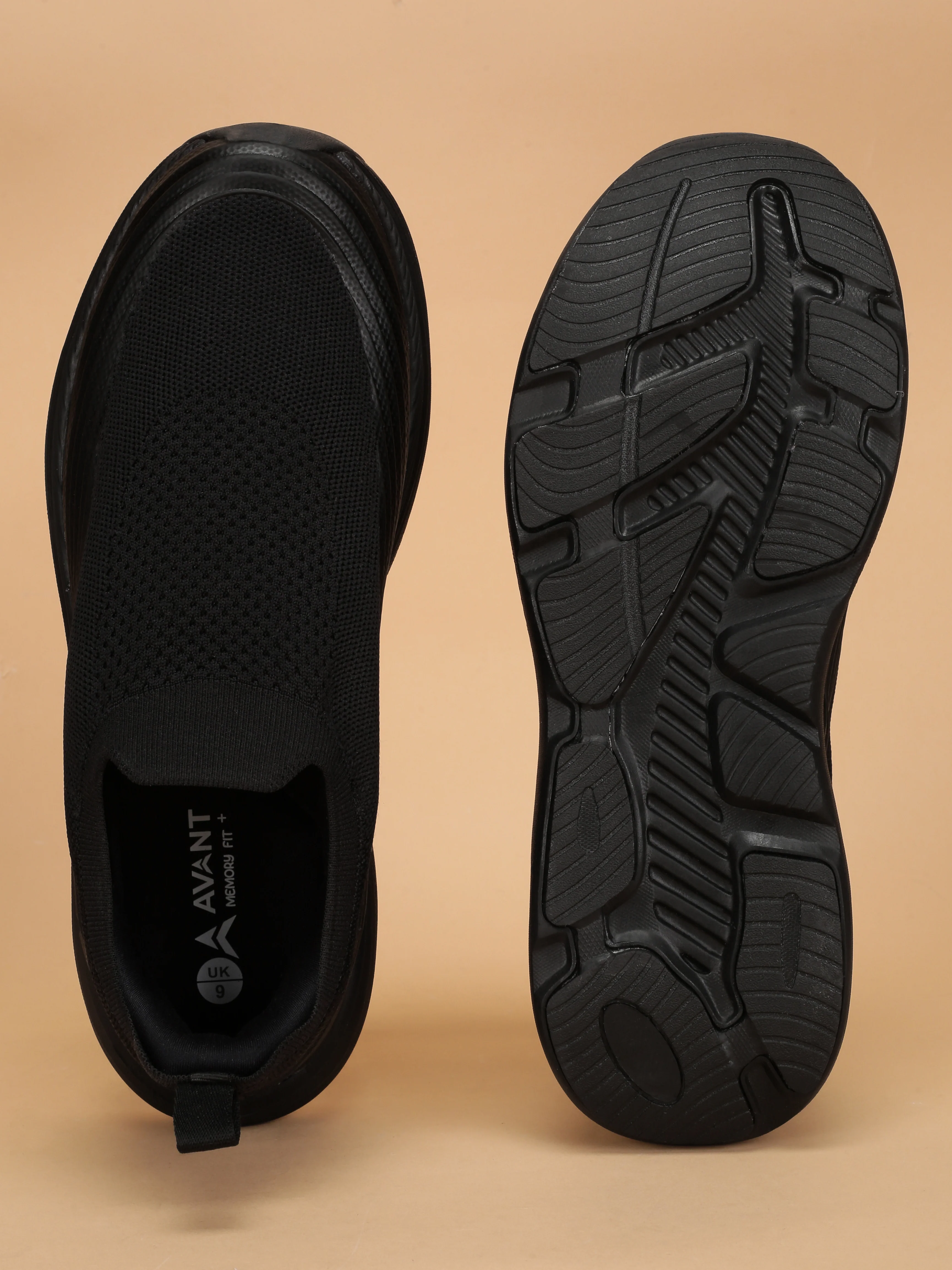 Avant Men's Echolift Walking Shoes - Black - Image 4