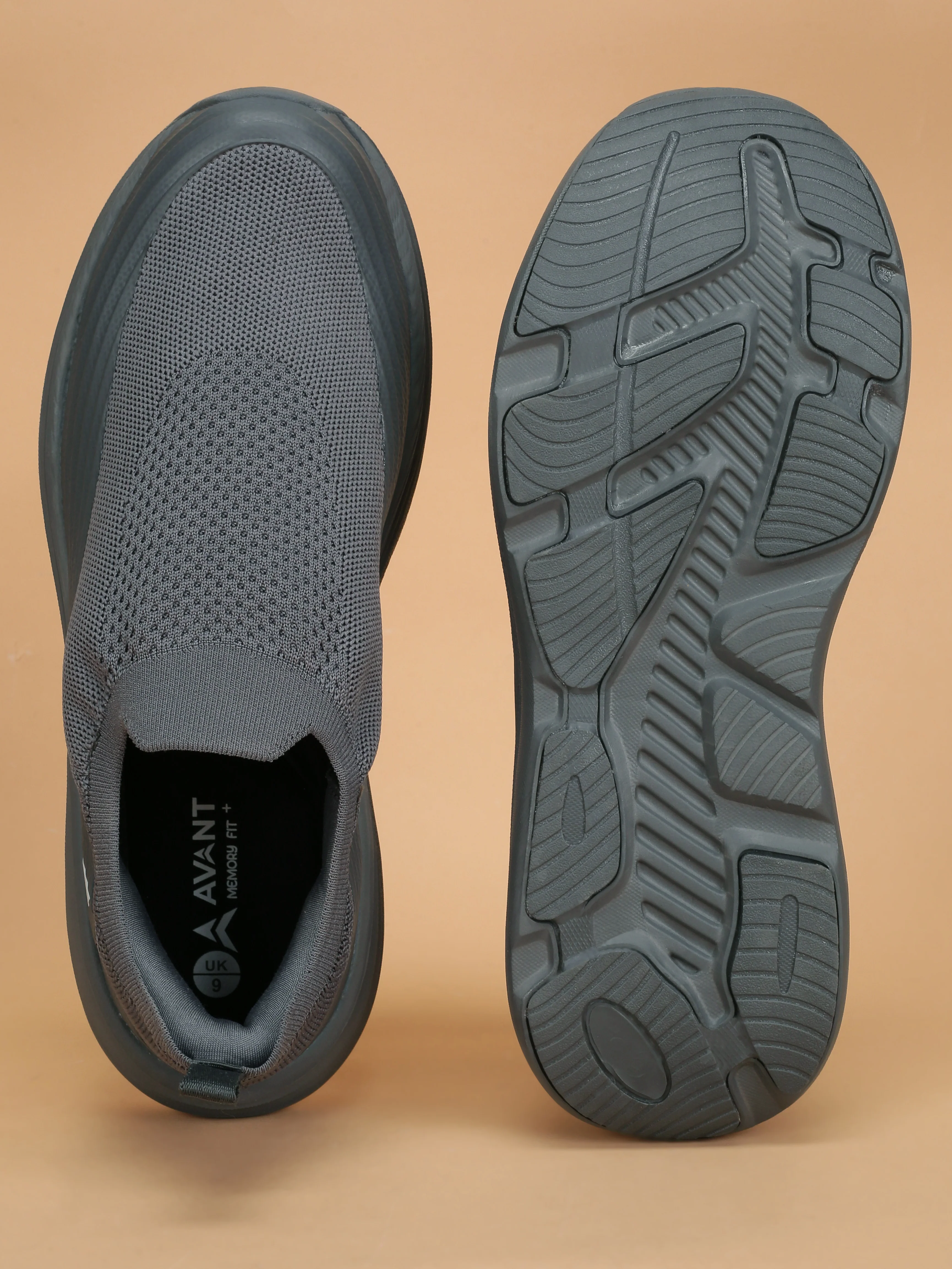 Avant Men's Echolift Walking Shoes - Grey - Image 4