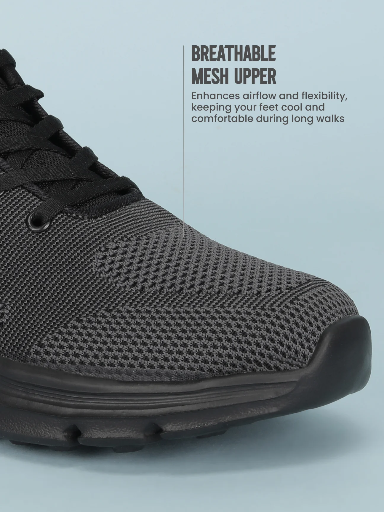 Avant Men's EnduraStep Walking Shoes - Black/Grey - Image 5