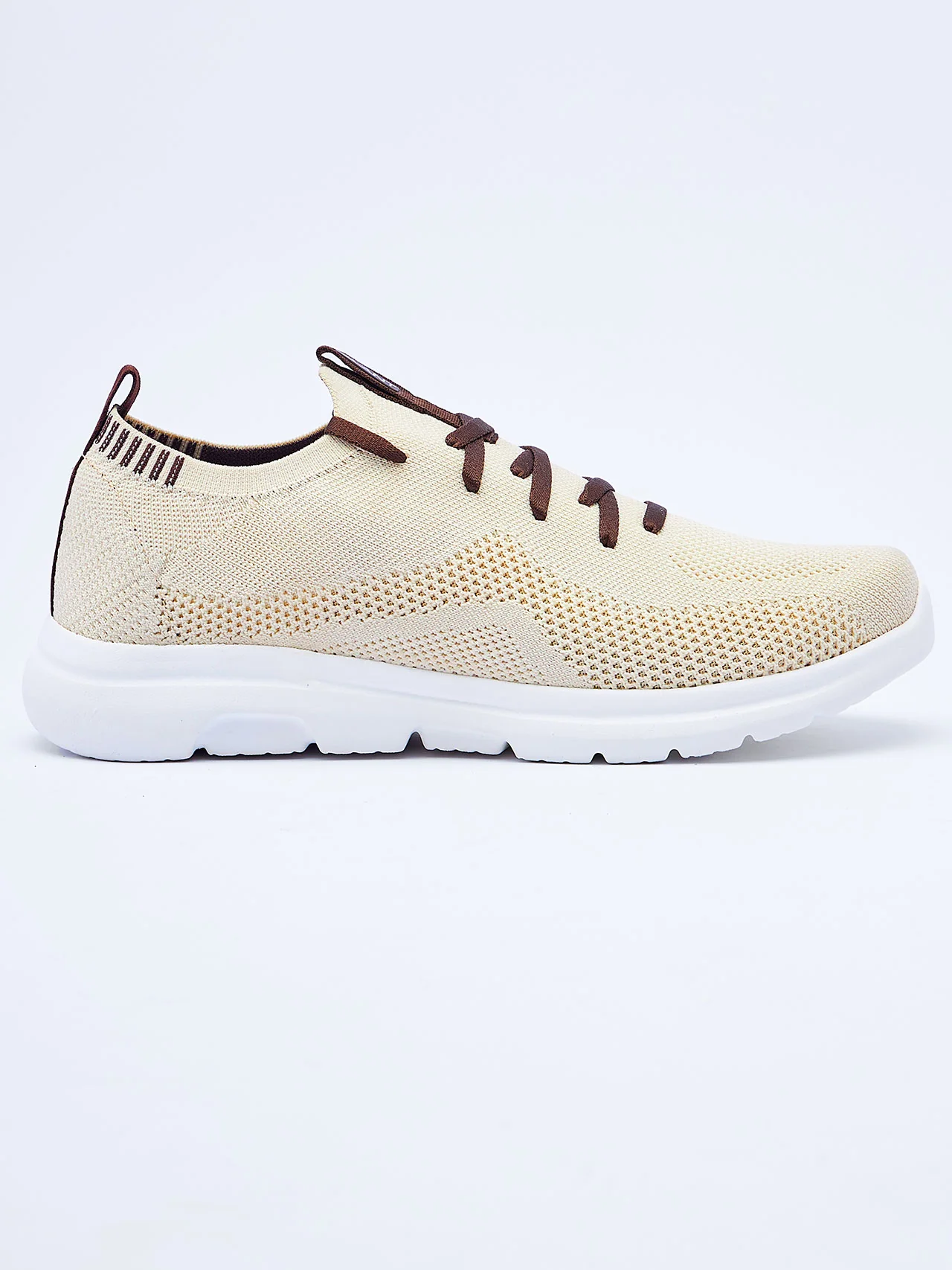 Avant Men's Everglide Running Shoes-Cream - Image 4