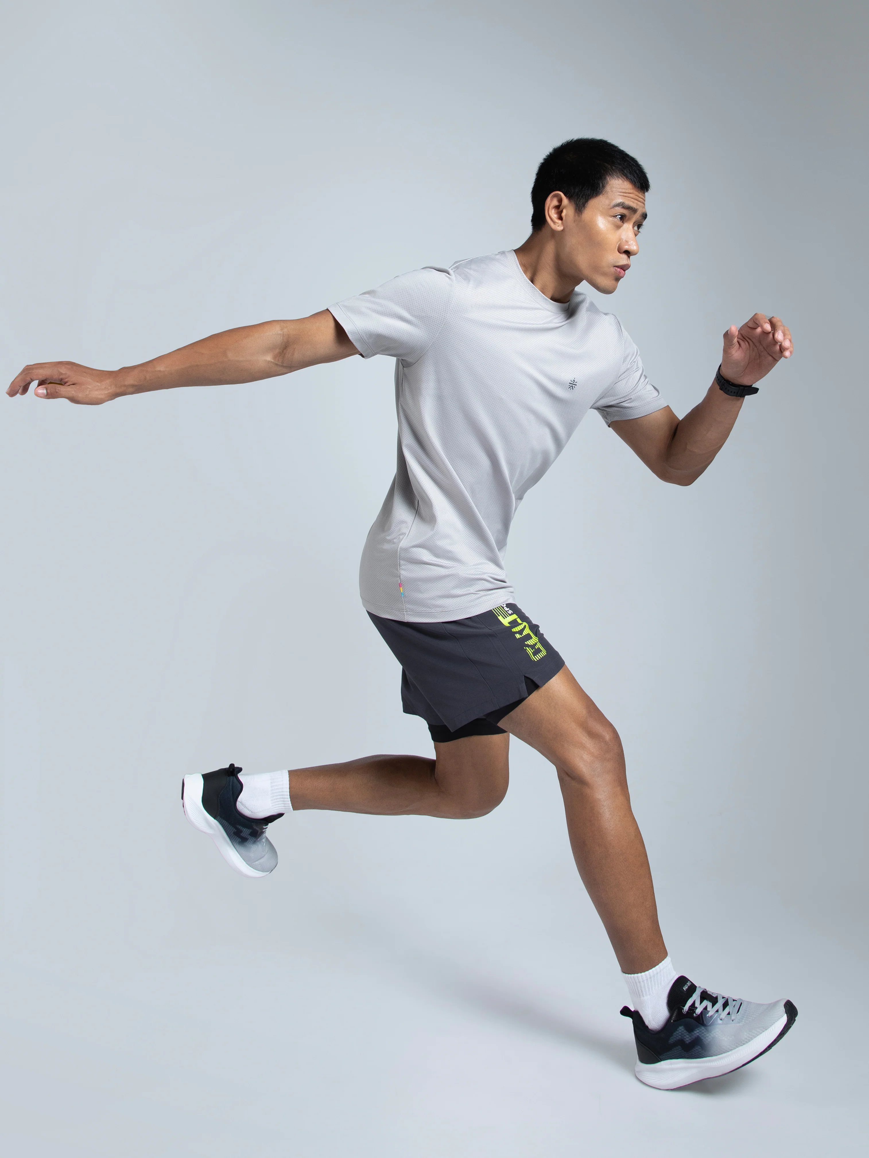 Avant Men's Falcon Running shoes - L.Grey/Blue - Image 2