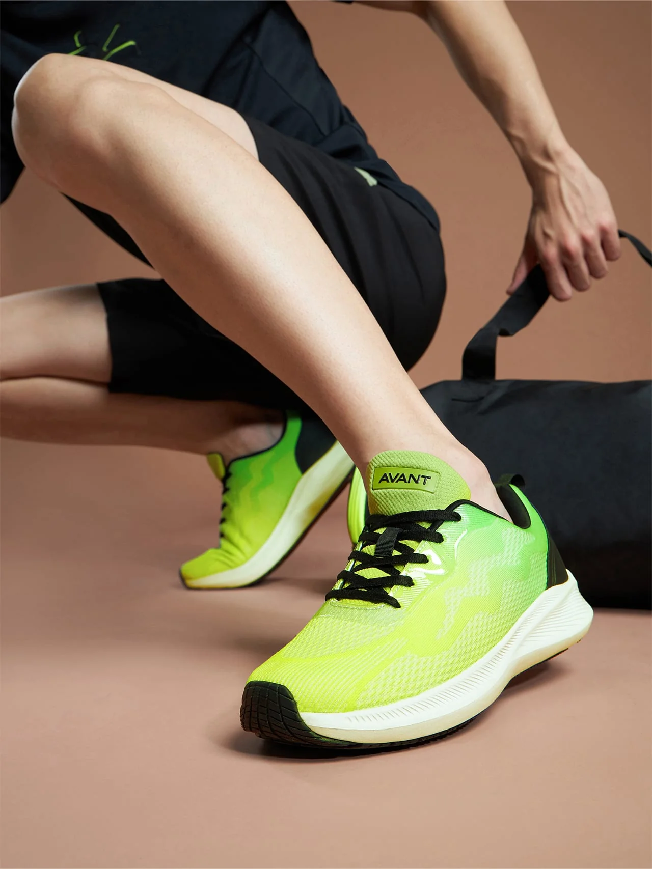 Avant Men's Falcon Running shoes - Lime Green - Image 10