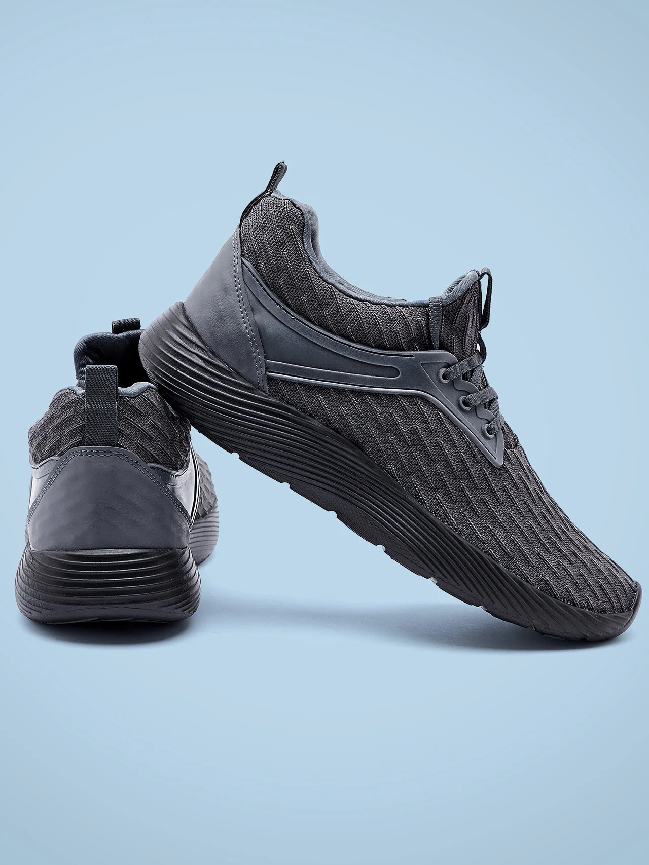Avant Men's FeatherLite Casual Shoes- D.Grey - Image 10
