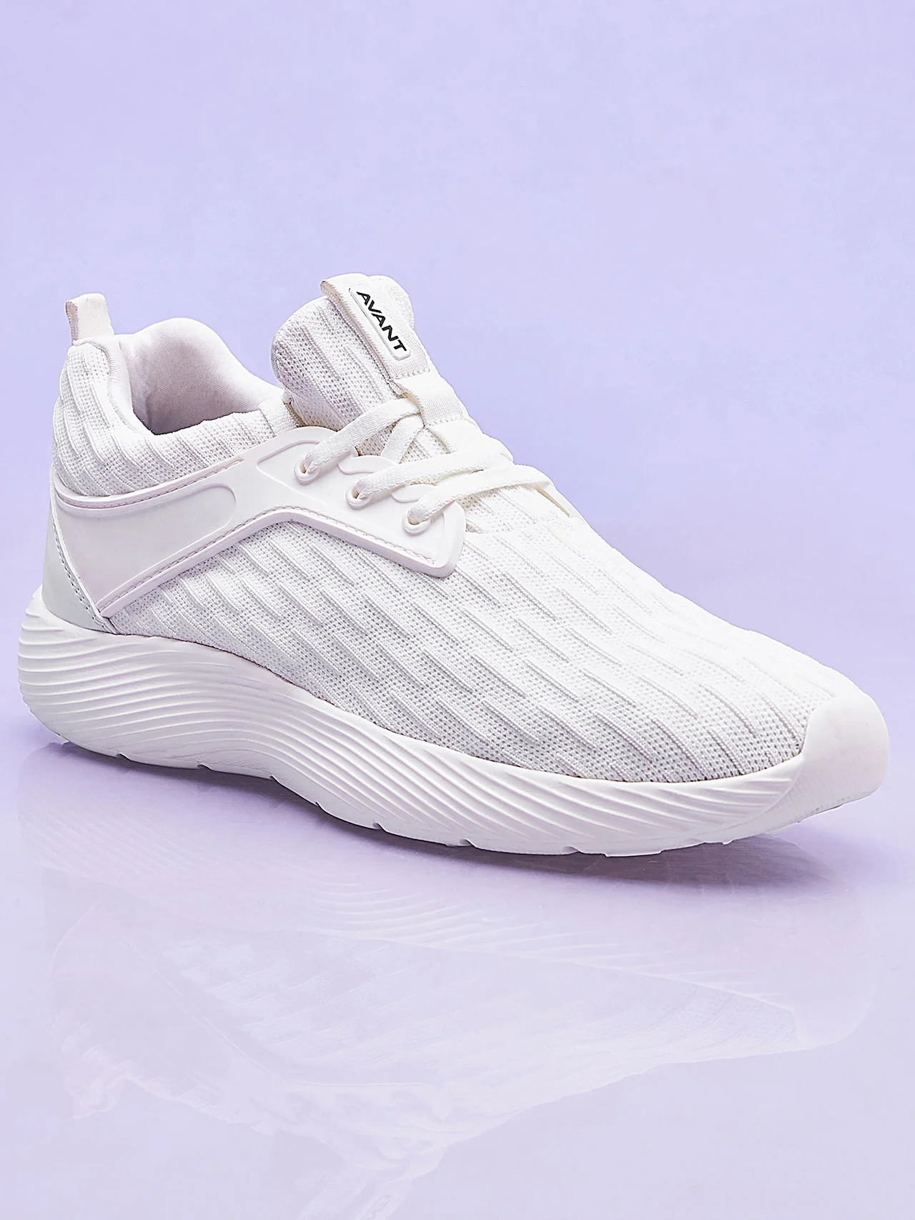 Avant Men's FeatherLite Running and Walking Shoes- White - Image 3