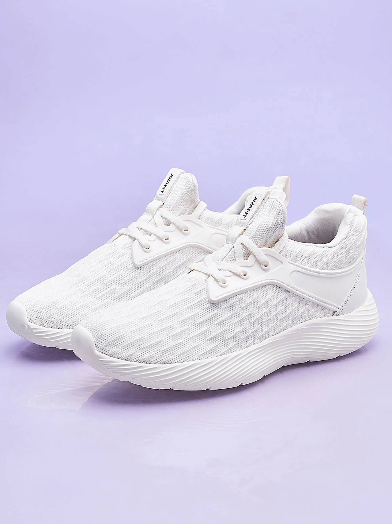 Avant Men's FeatherLite Running and Walking Shoes- White - Image 5
