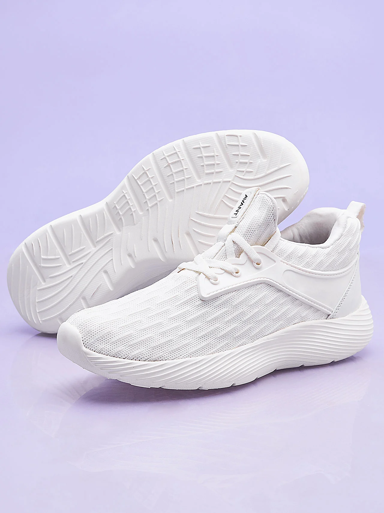Avant Men's FeatherLite Running and Walking Shoes- White - Image 7
