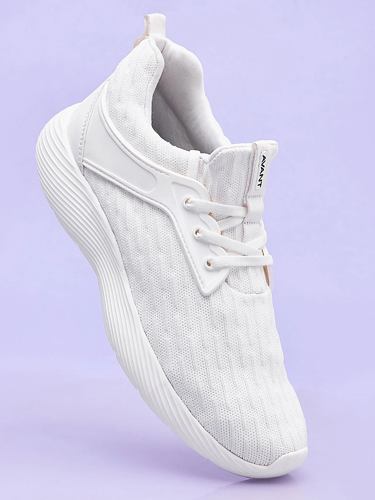 Avant Men's FeatherLite Running and Walking Shoes- White - Image 9