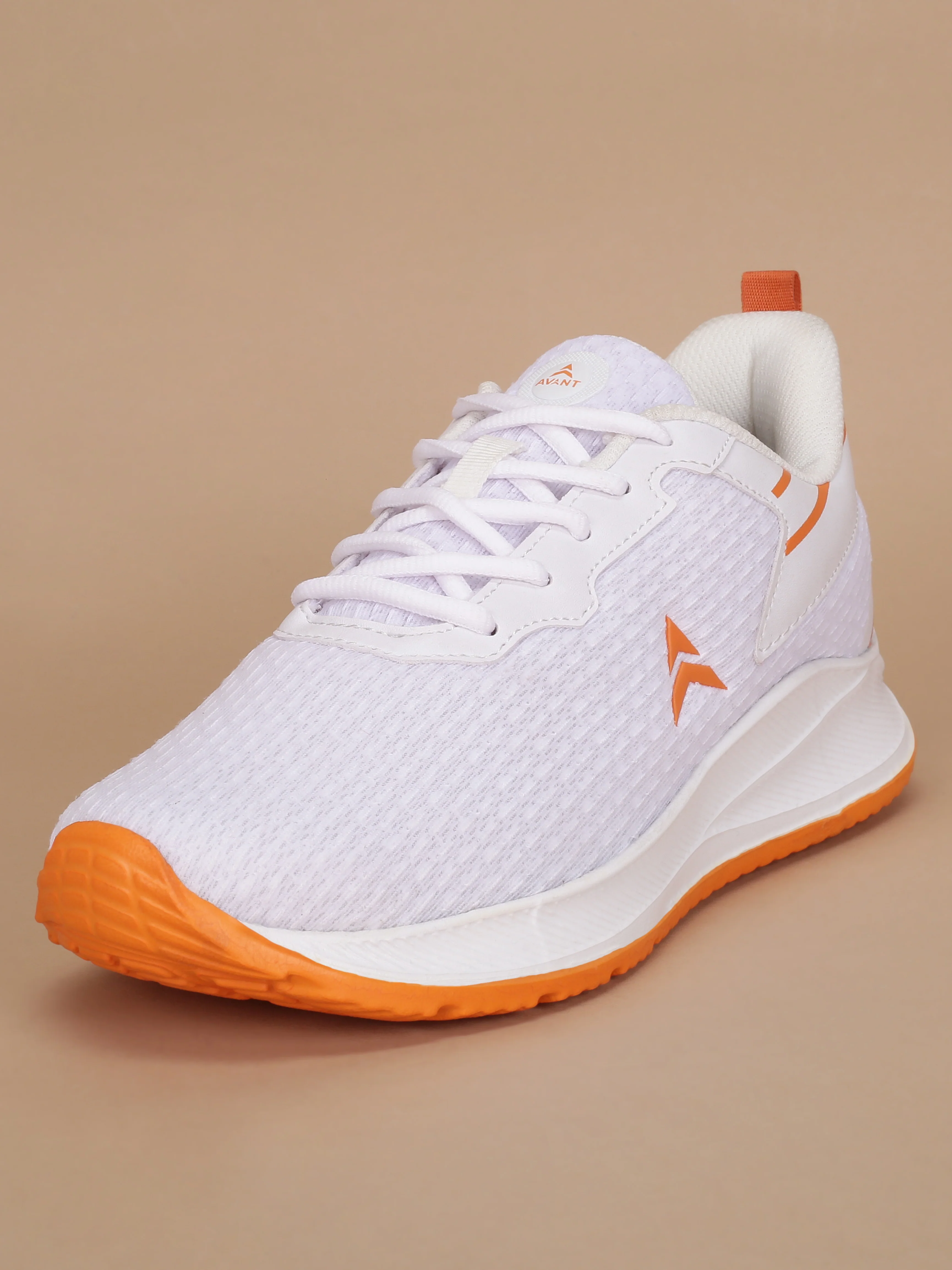 Avant Men's Flarex Casual Shoes - White/Orange - Image 2