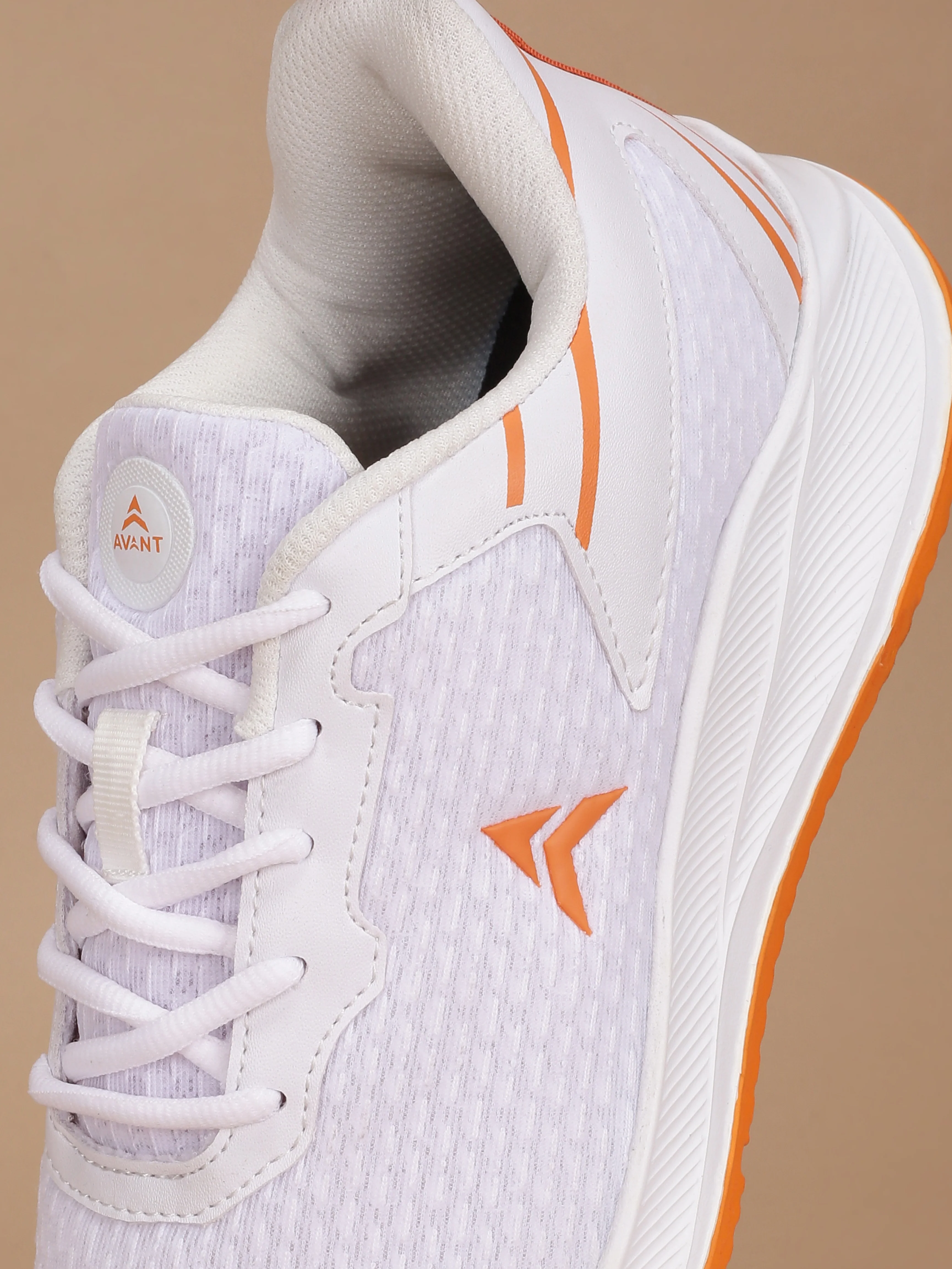 Avant Men's Flarex Casual Shoes - White/Orange - Image 8