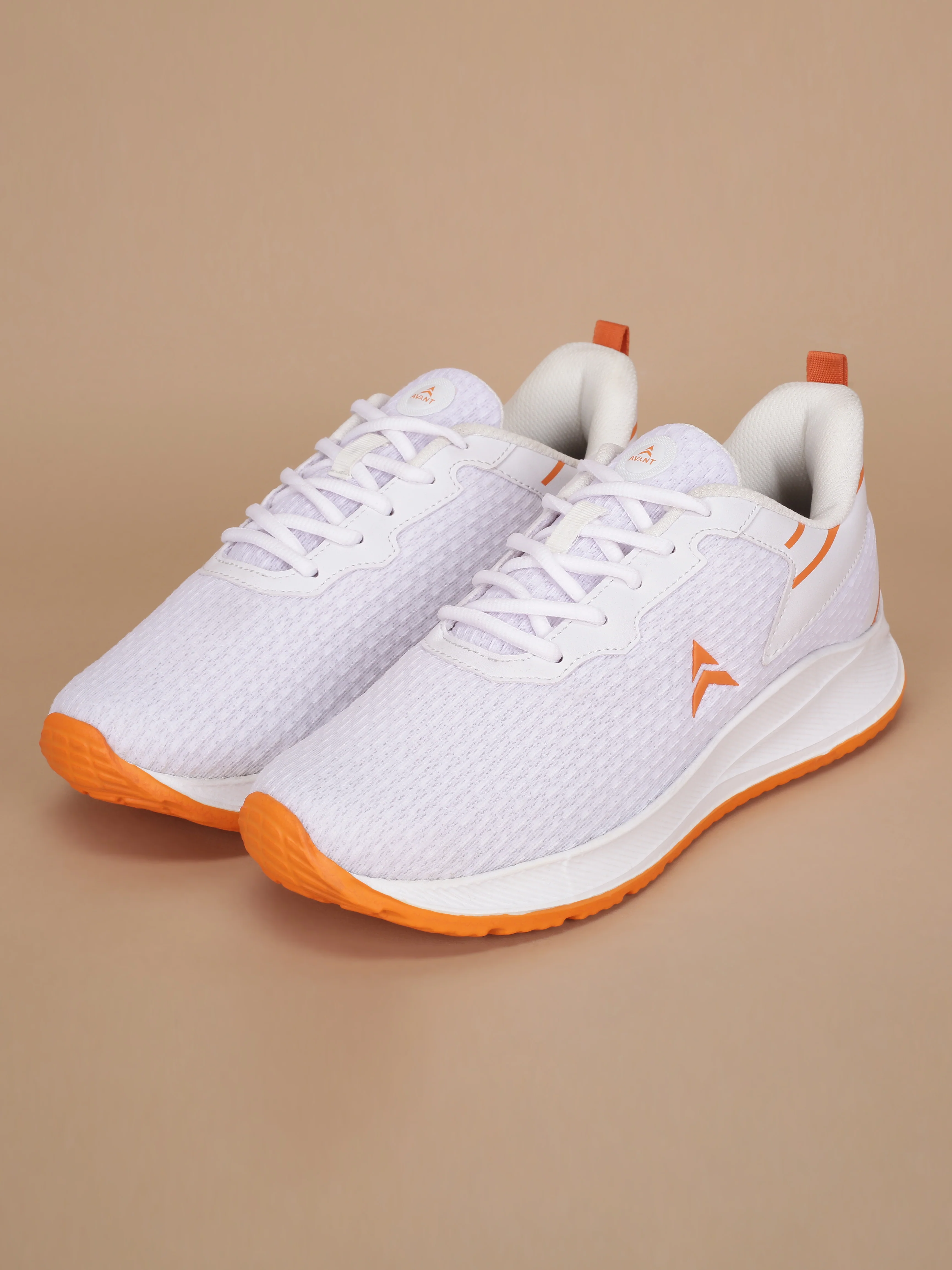 Avant Men's Flarex Casual Shoes - White/Orange - Image 9