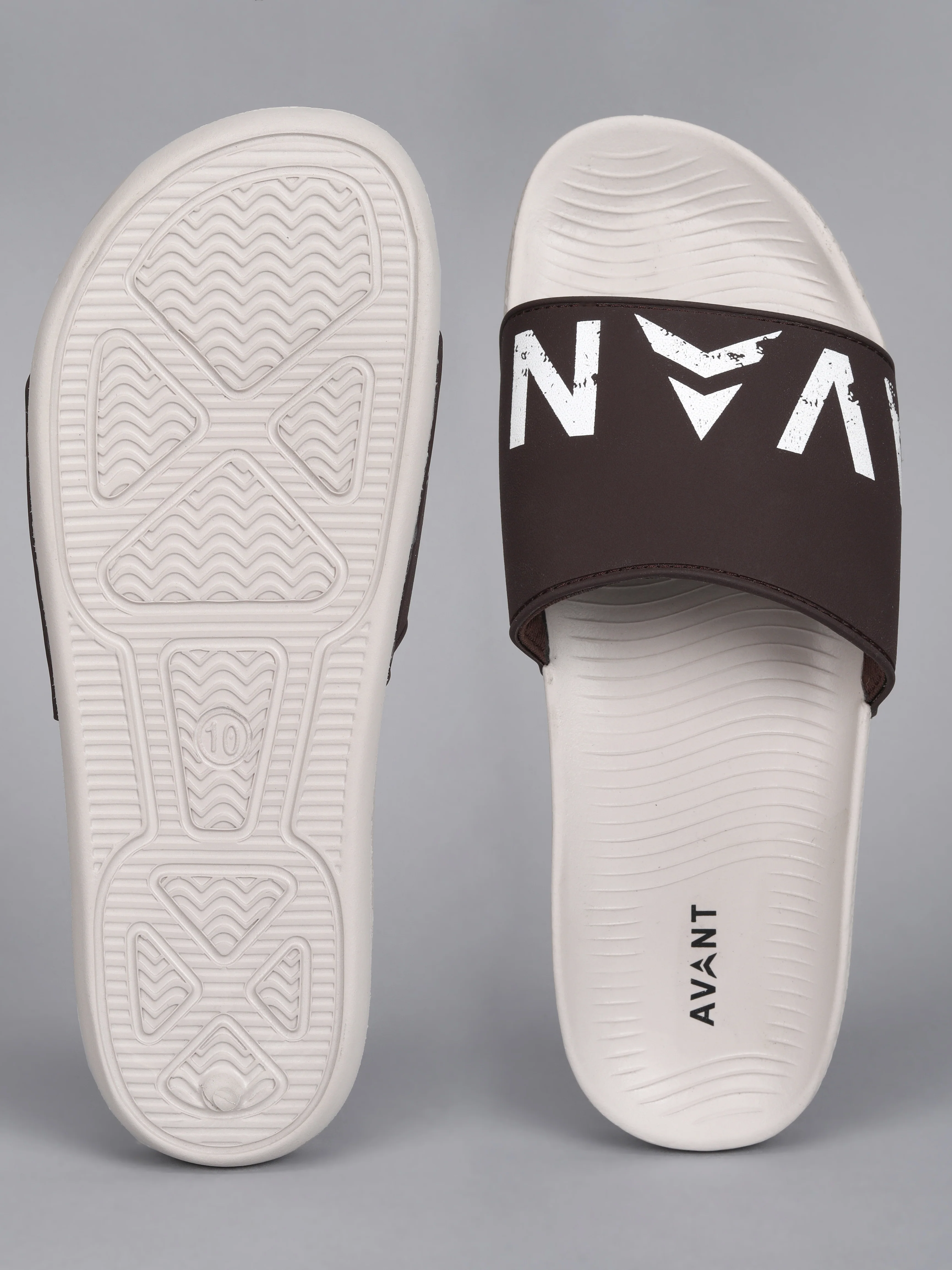 Avant Men’s Flexio Sliders - Brown - Image 4