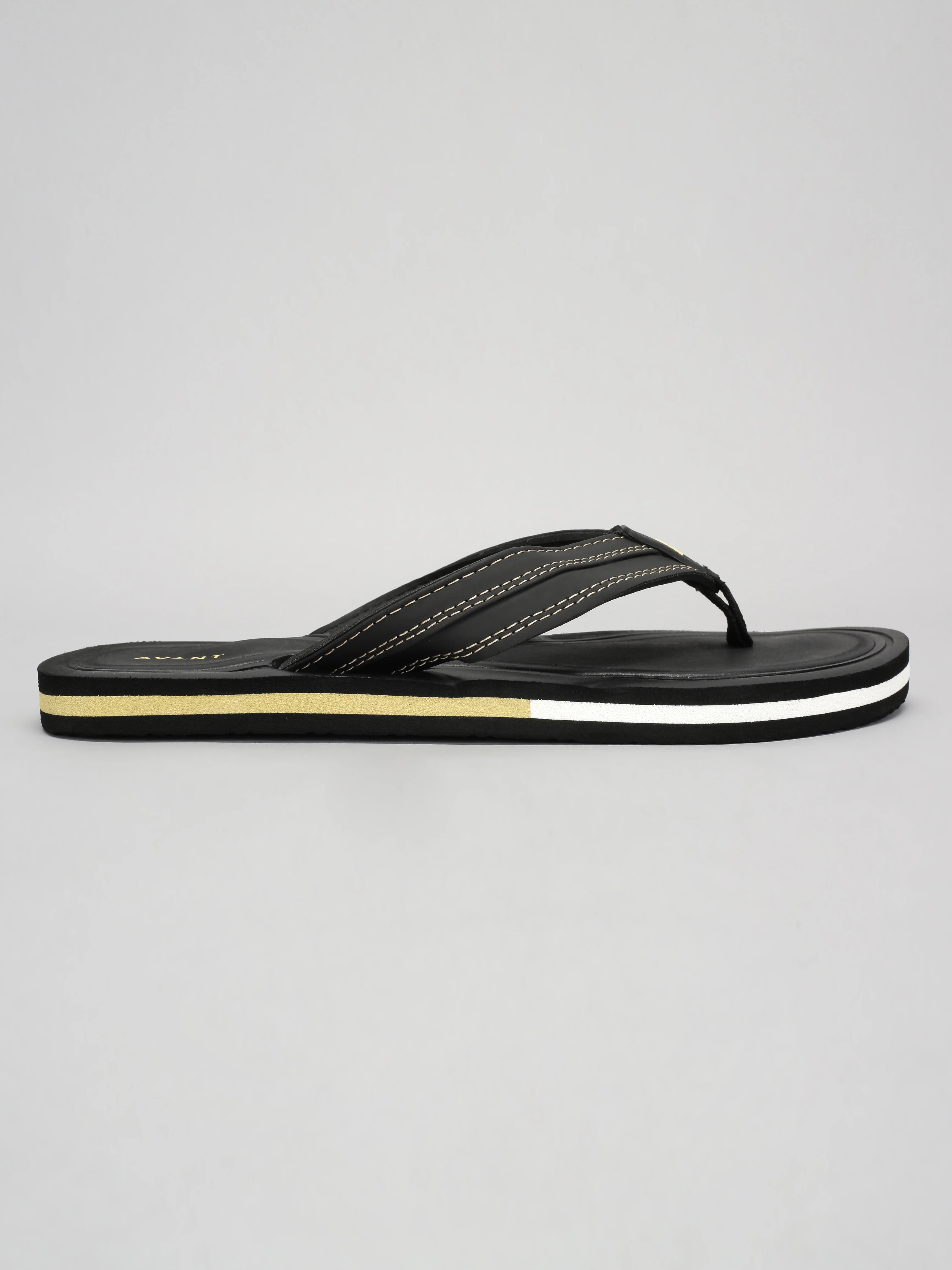 Avant Men's Flint Flip Flops - Black - Image 2