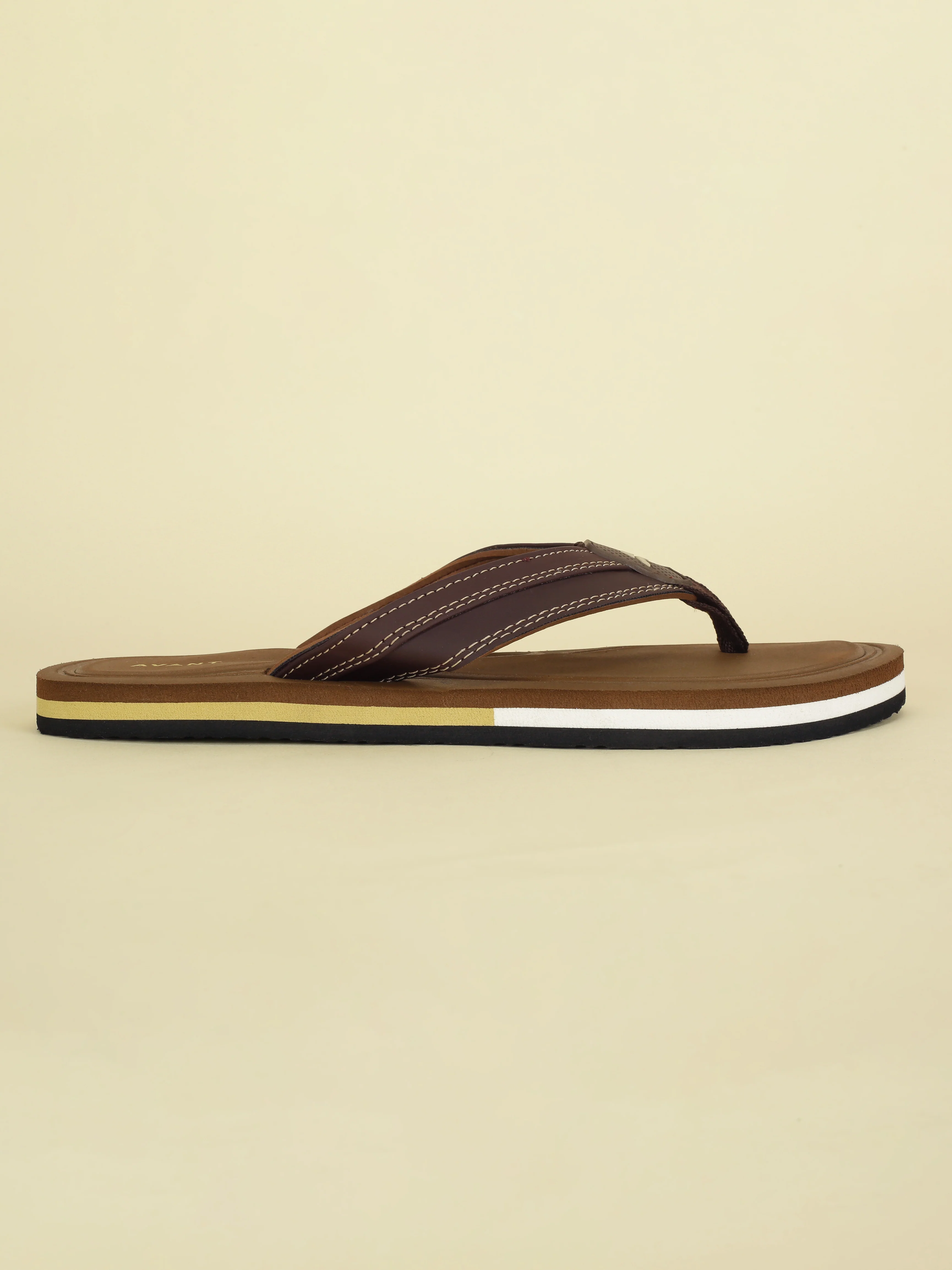 Avant Men's Flint Flip Flops - D.Brown - Image 2