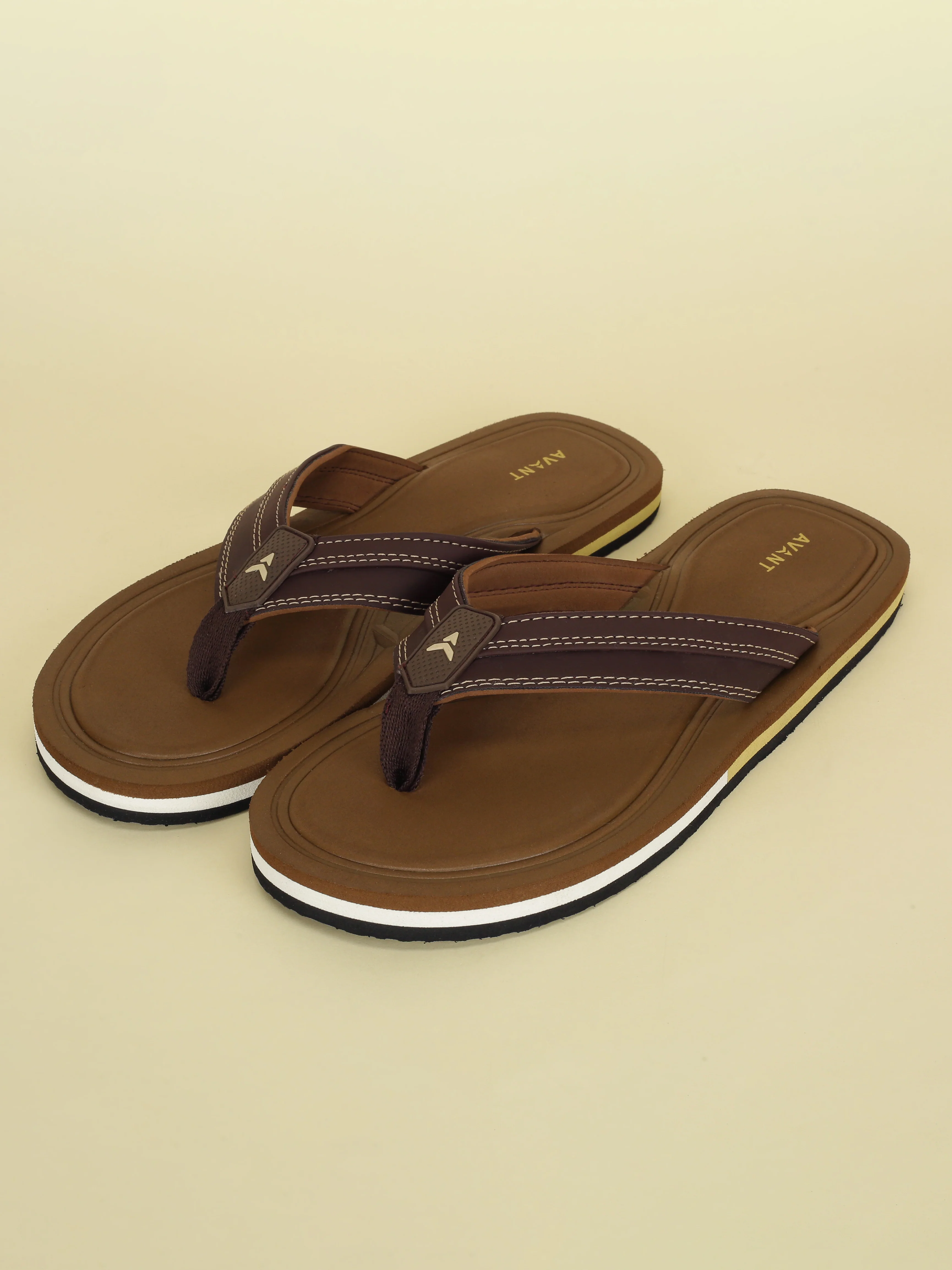 Avant Men's Flint Flip Flops - D.Brown - Image 8
