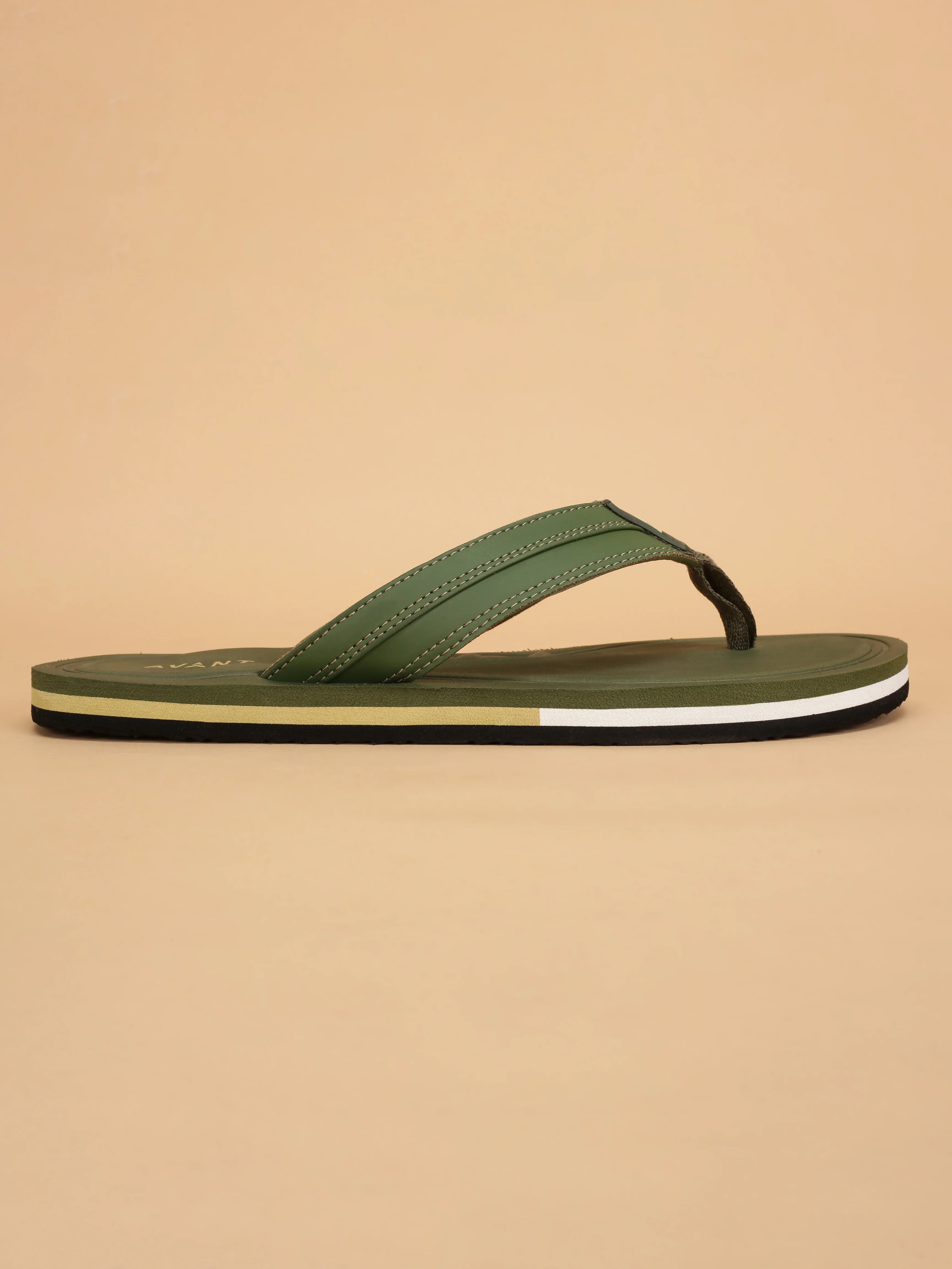Avant Men's Flint Flip Flops - Olive - Image 2