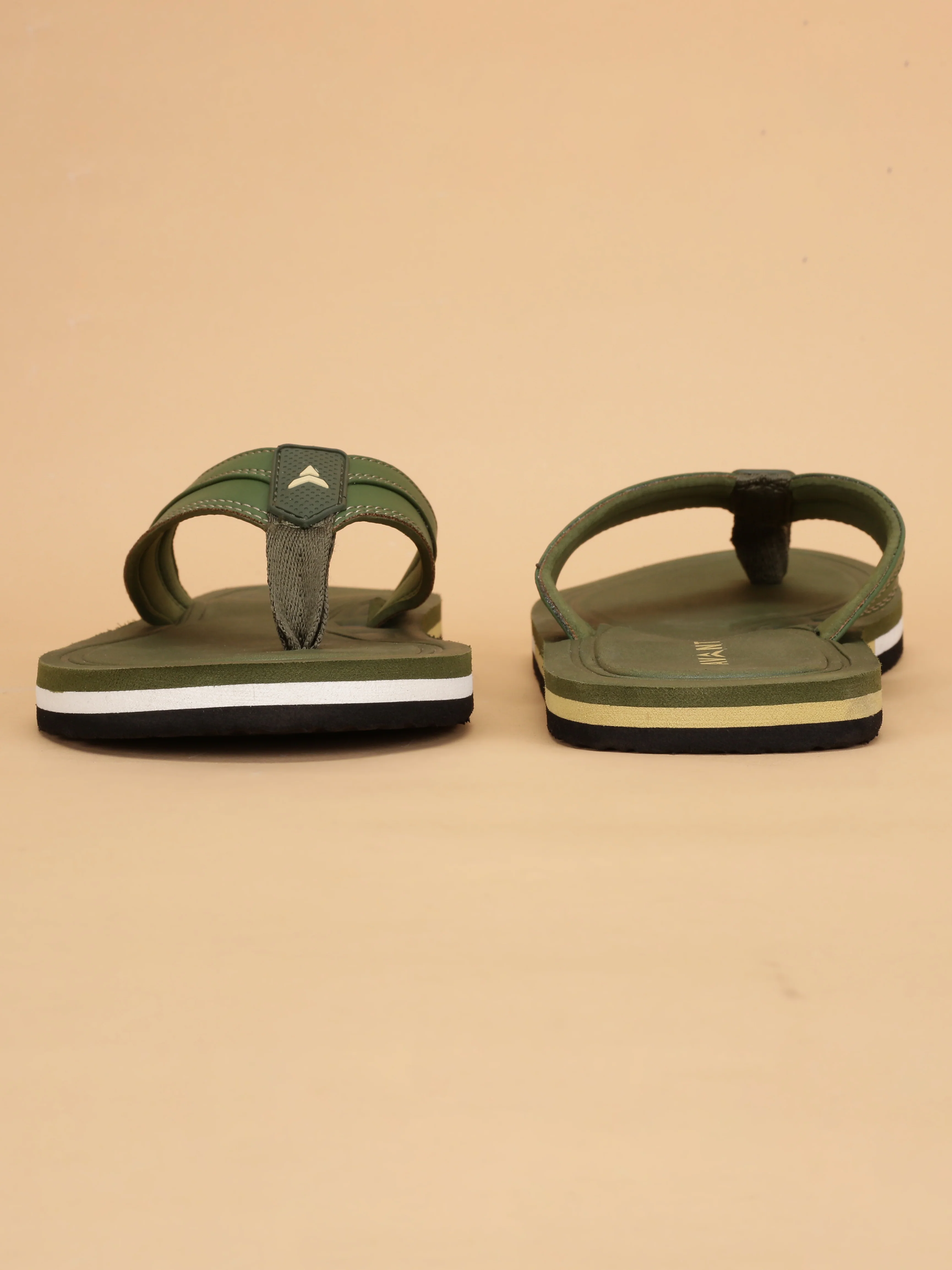 Avant Men's Flint Flip Flops - Olive - Image 5