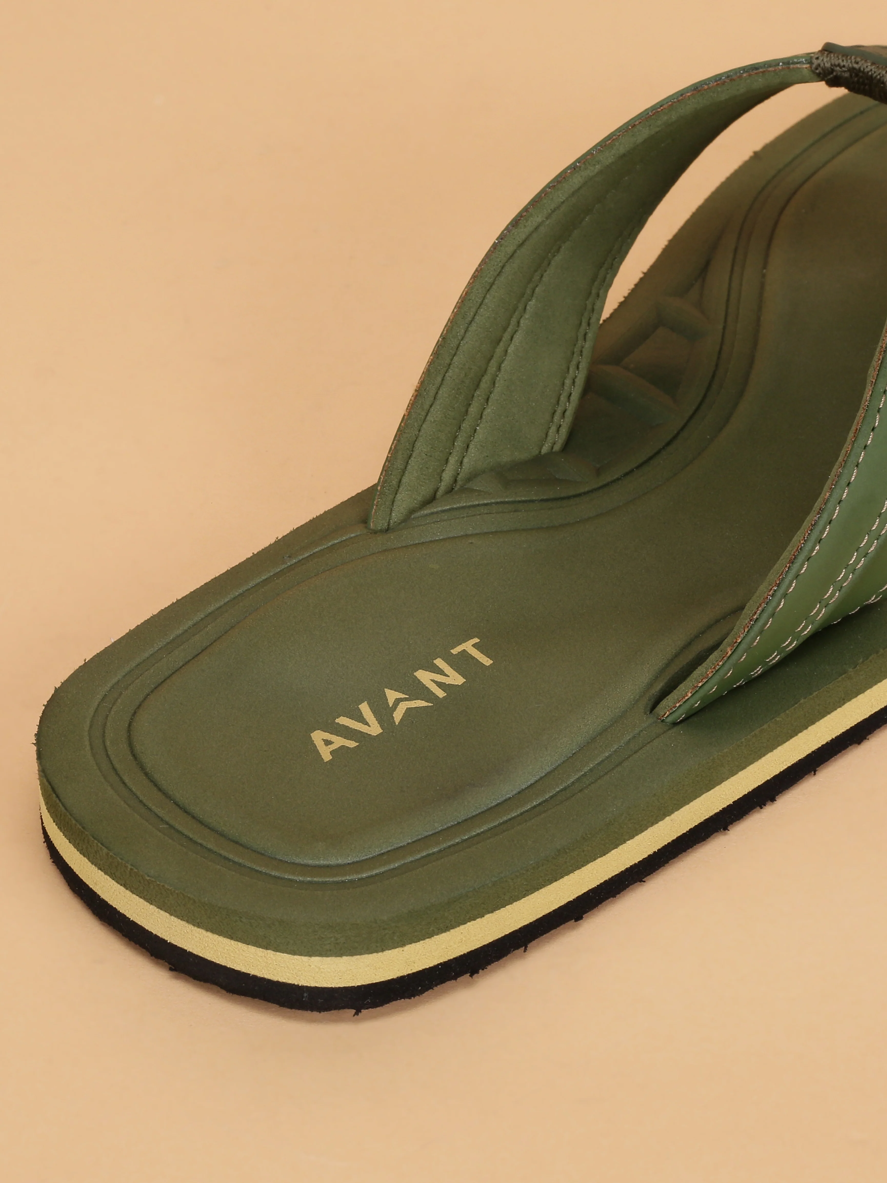 Avant Men's Flint Flip Flops - Olive - Image 7
