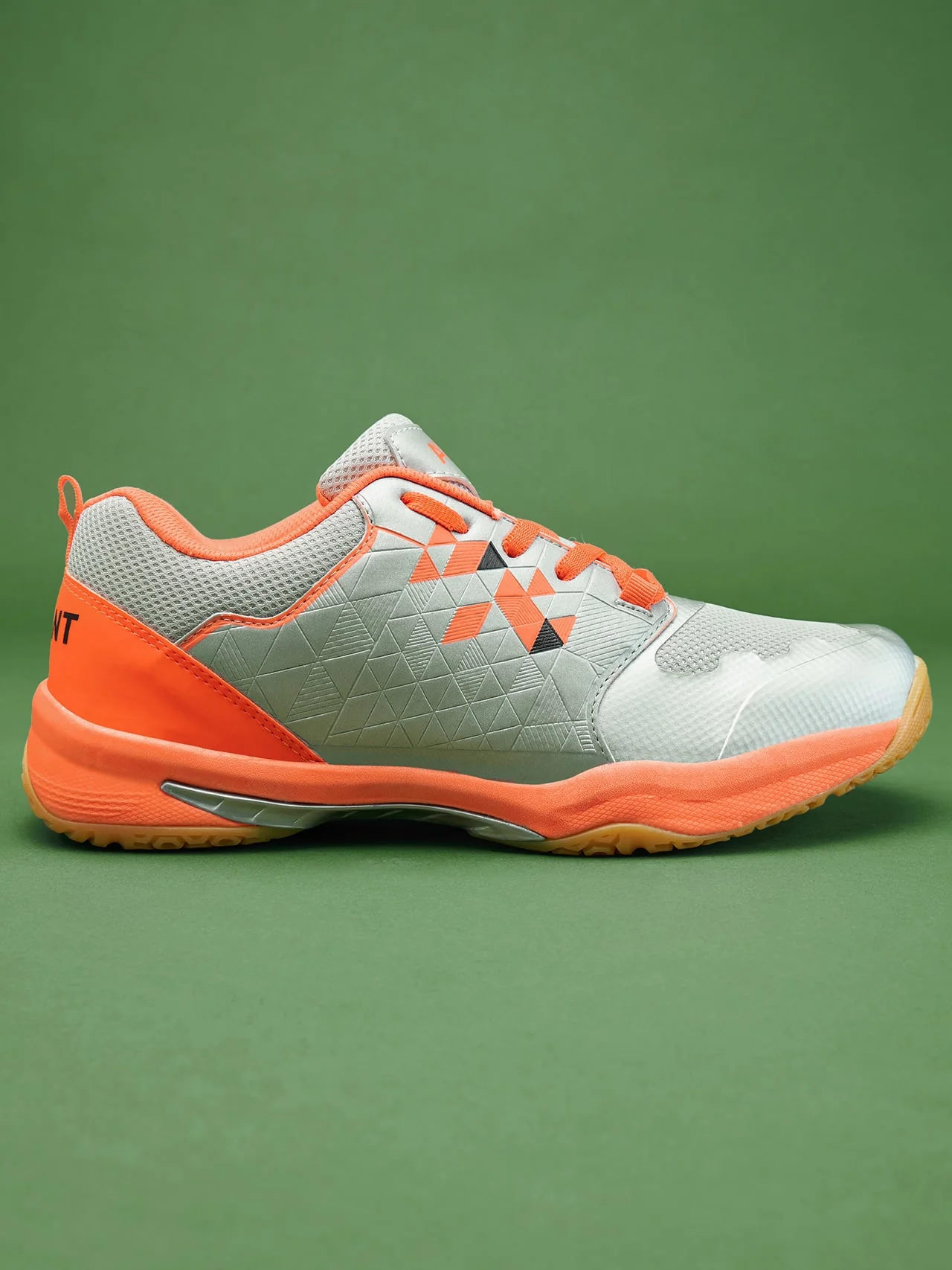 Avant Men's FluidX 2.0 Badminton Shoes-Grey/Orange - Image 5