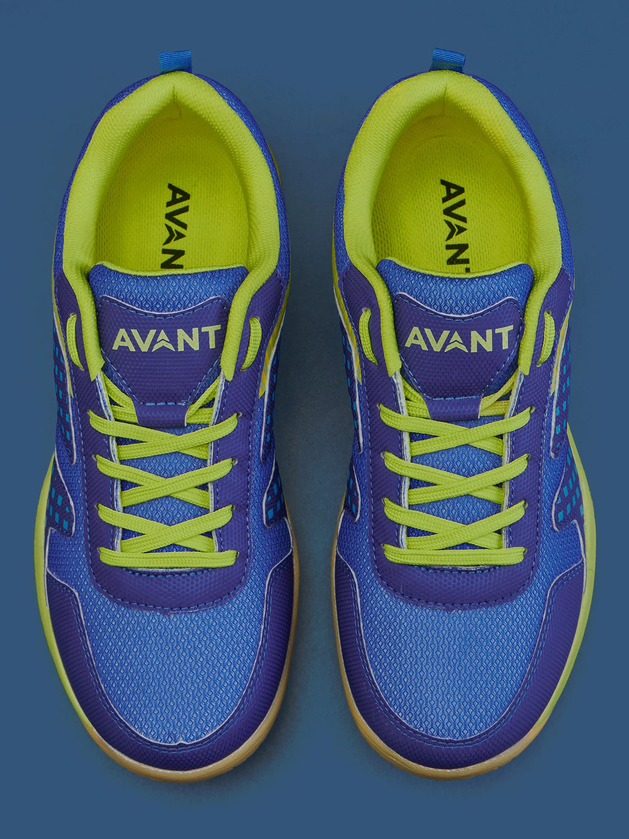 Avant Men's FluidX Badminton Shoes- Blue/Yellow - Image 10