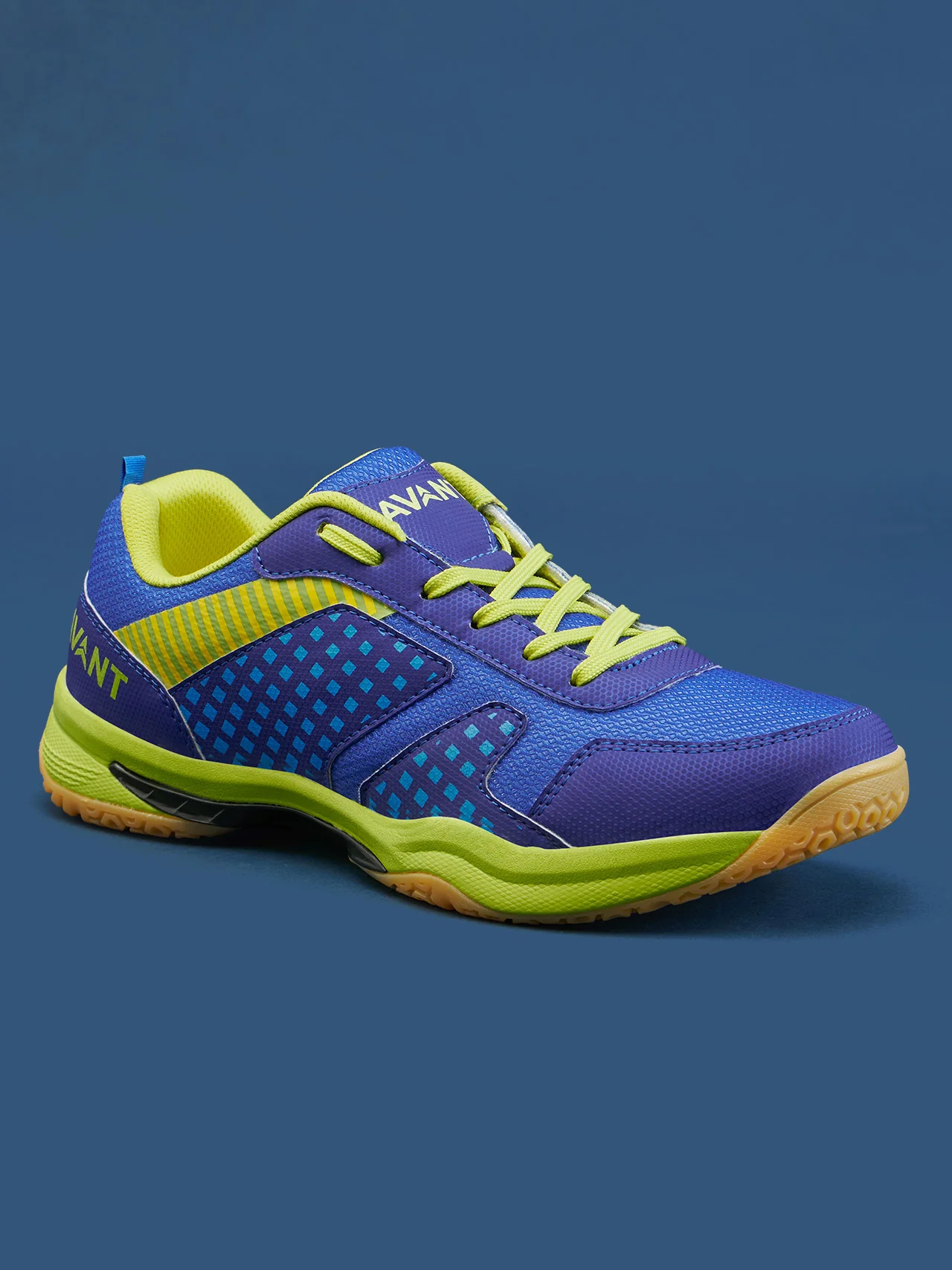 Avant Men's FluidX Badminton Shoes- Blue/Yellow - Image 7