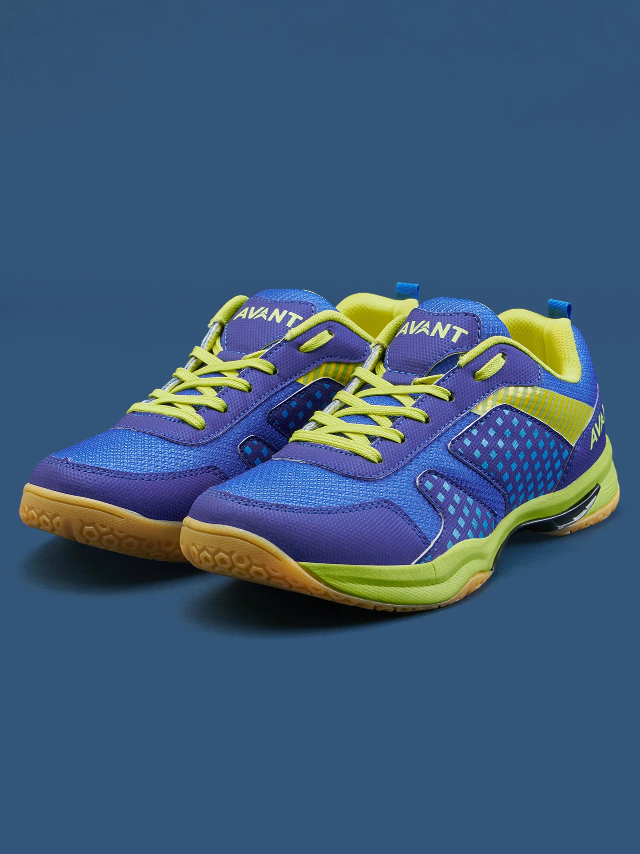 Avant Men's FluidX Badminton Shoes- Blue/Yellow - Image 9