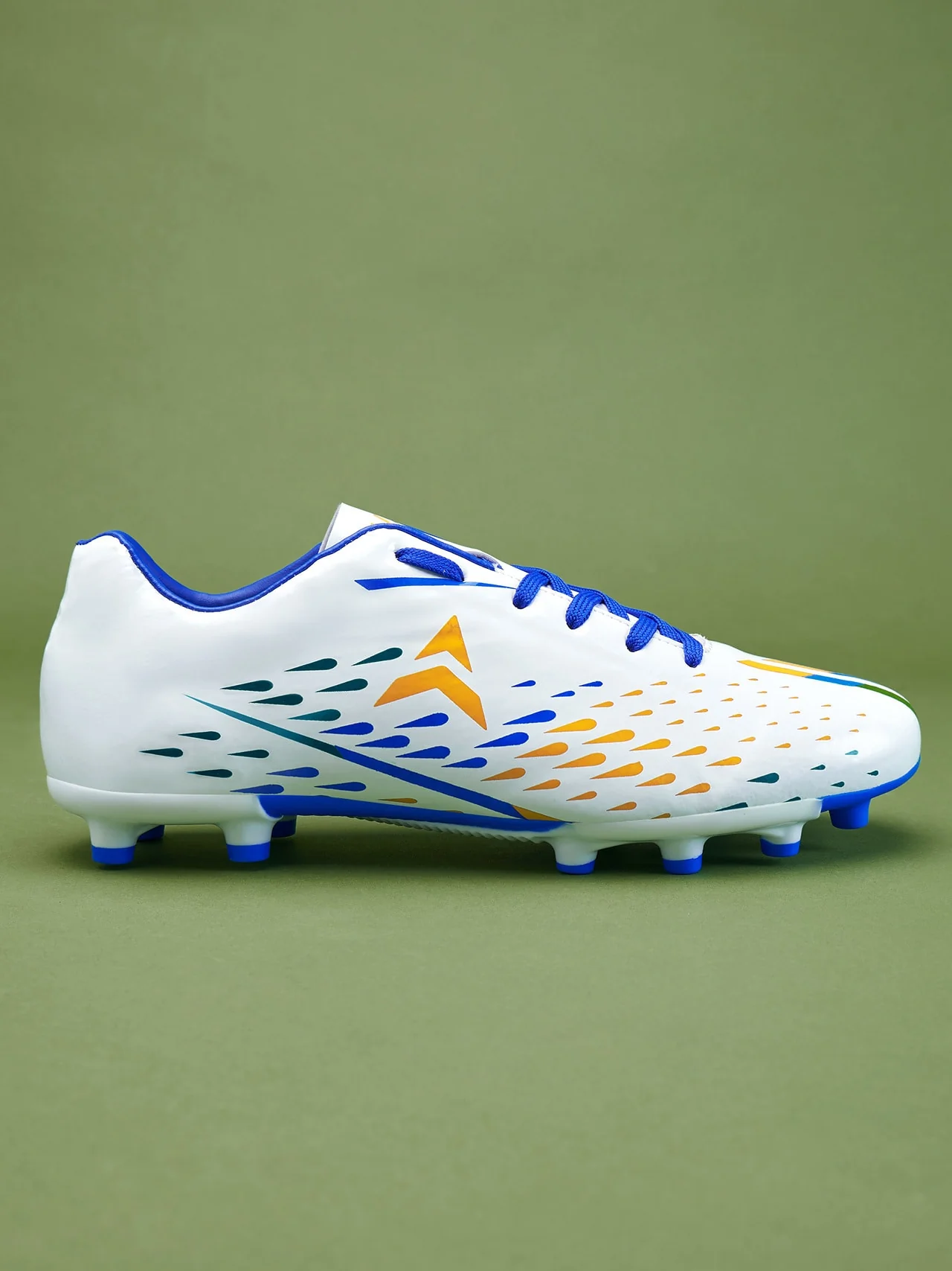 Avant Men's FreeKick Football Shoes-White/Blue - Image 6