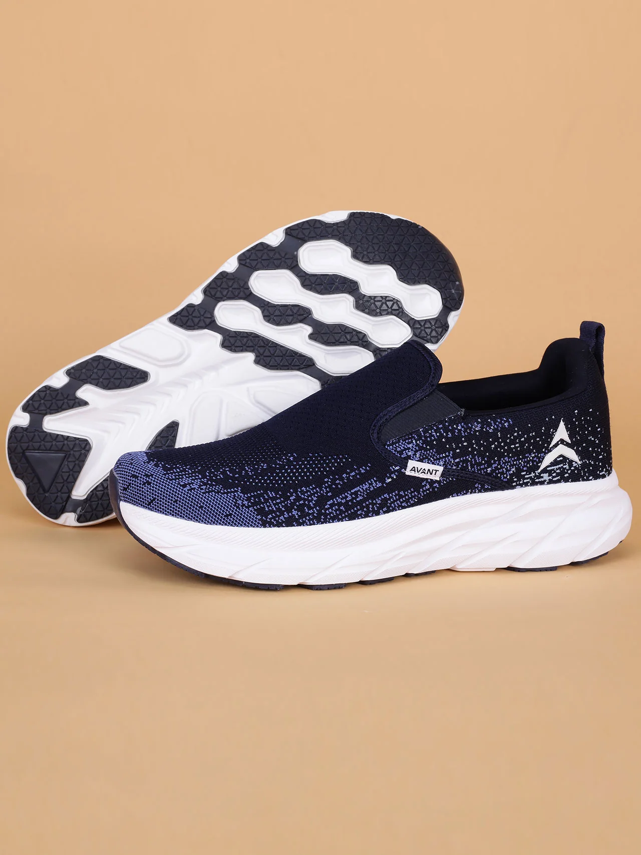 Avant Men's GeoStride Slip-On Walking Shoes - Blue - Image 6