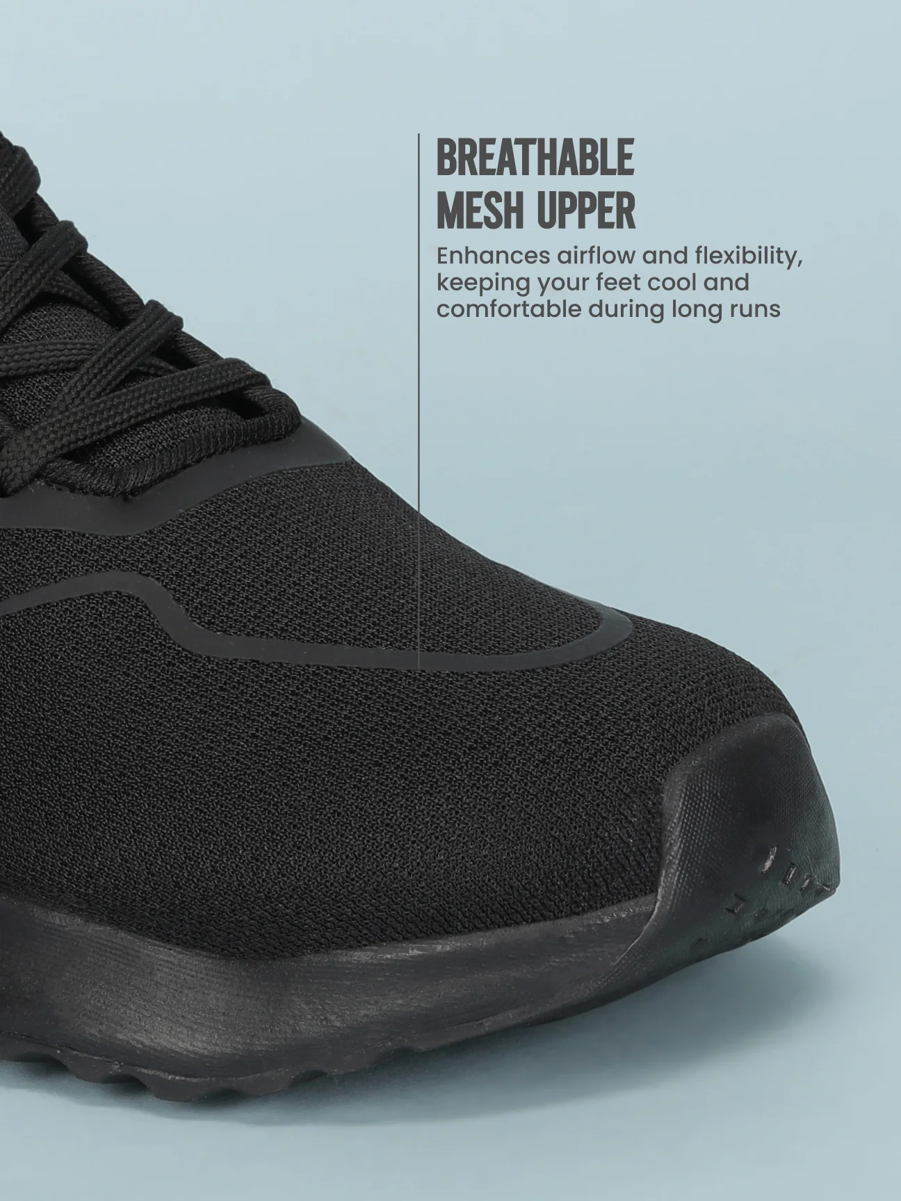 Avant Men's Glanza Running Shoes - Black - Image 5