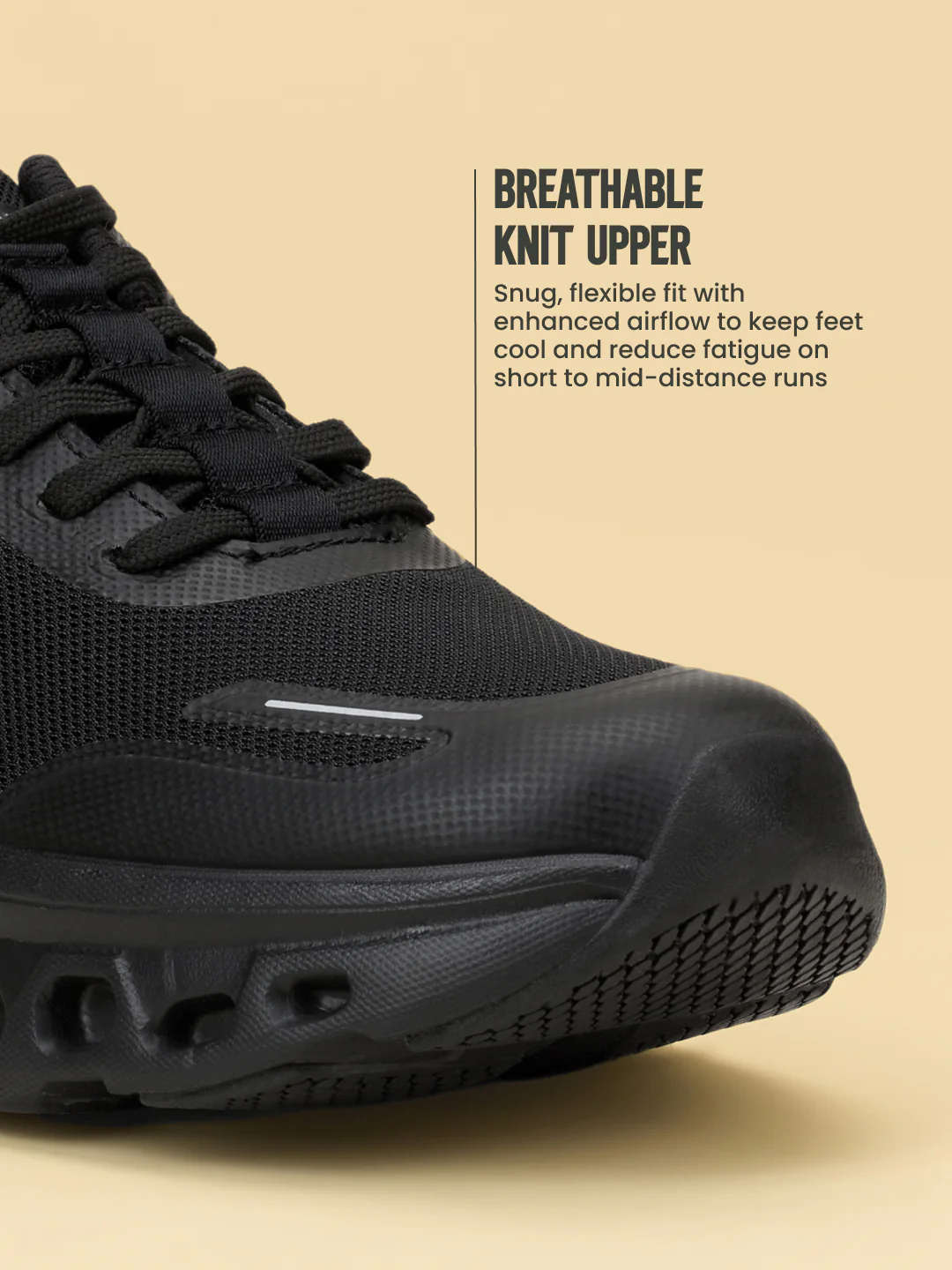 Avant Men's GlideCore Running Shoes - Black - Image 5