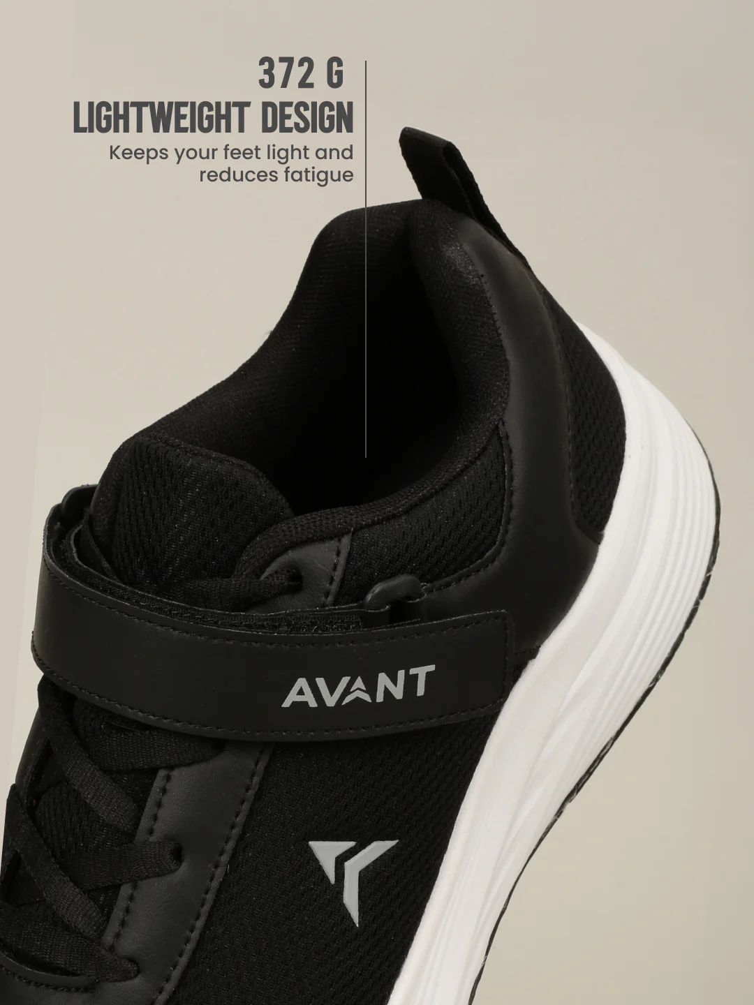 Avant Men’s GlideRun Running Shoes - Black - Image 5