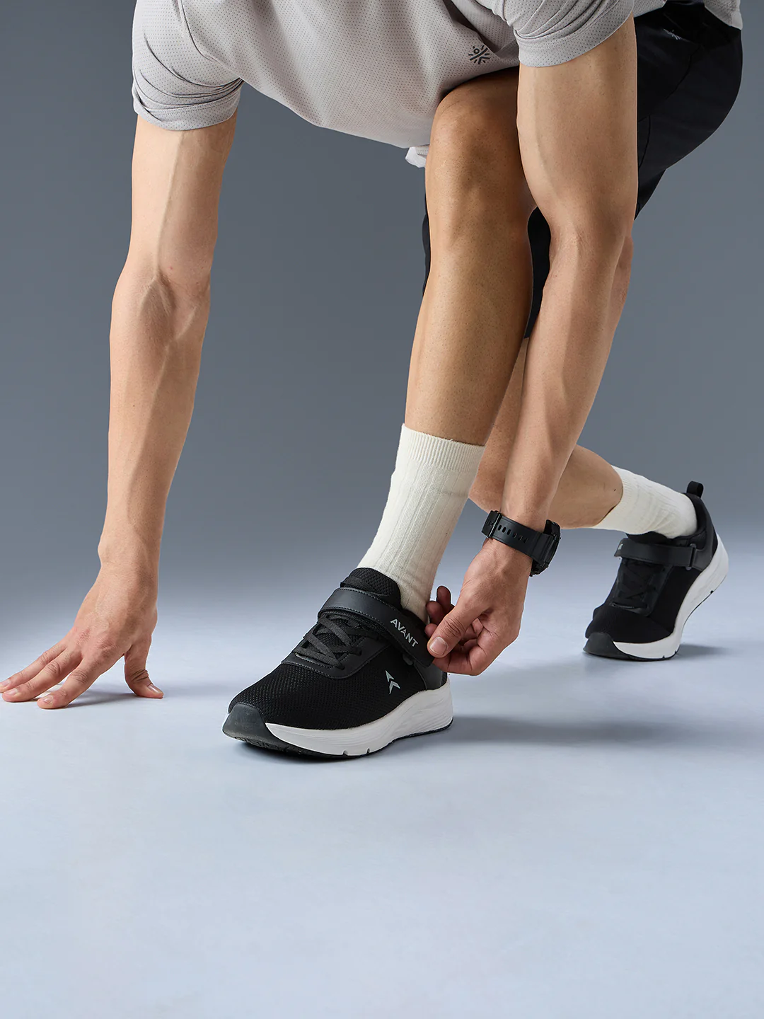 Avant Men’s GlideRun Running Shoes - Black - Image 7
