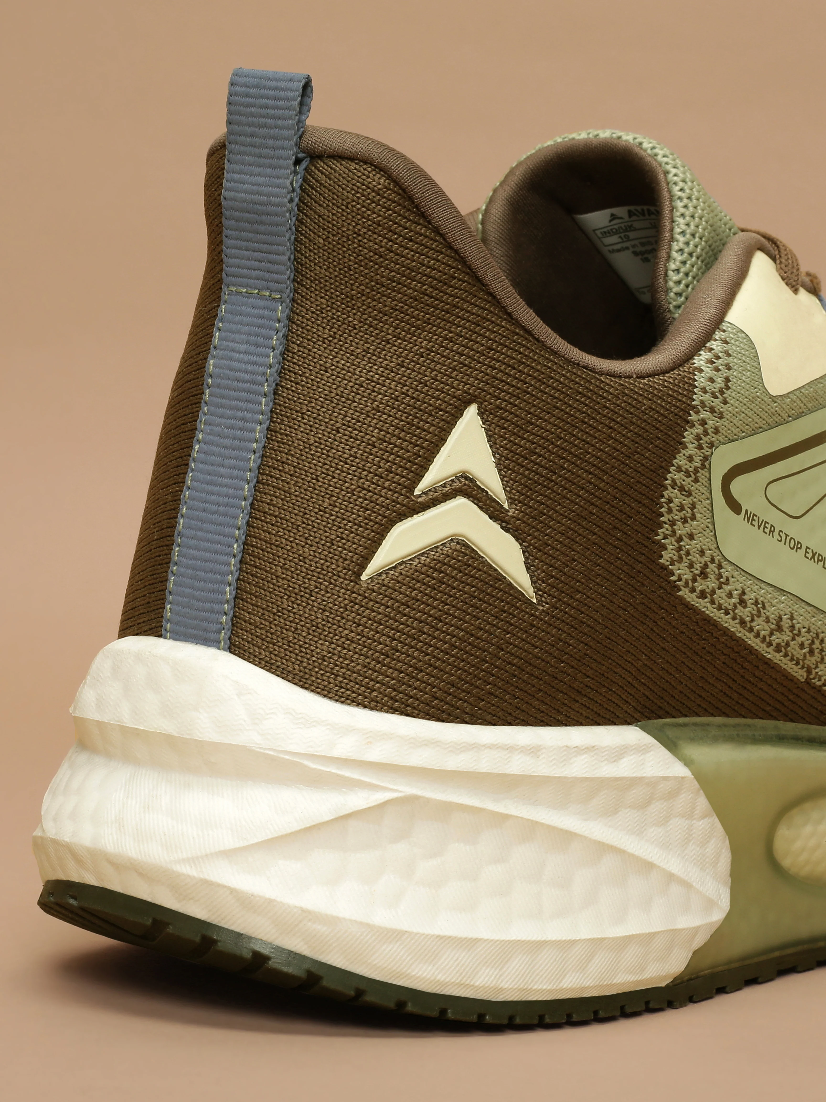 Avant Men's Gravitas Running Shoes - Green/Brown - Image 8