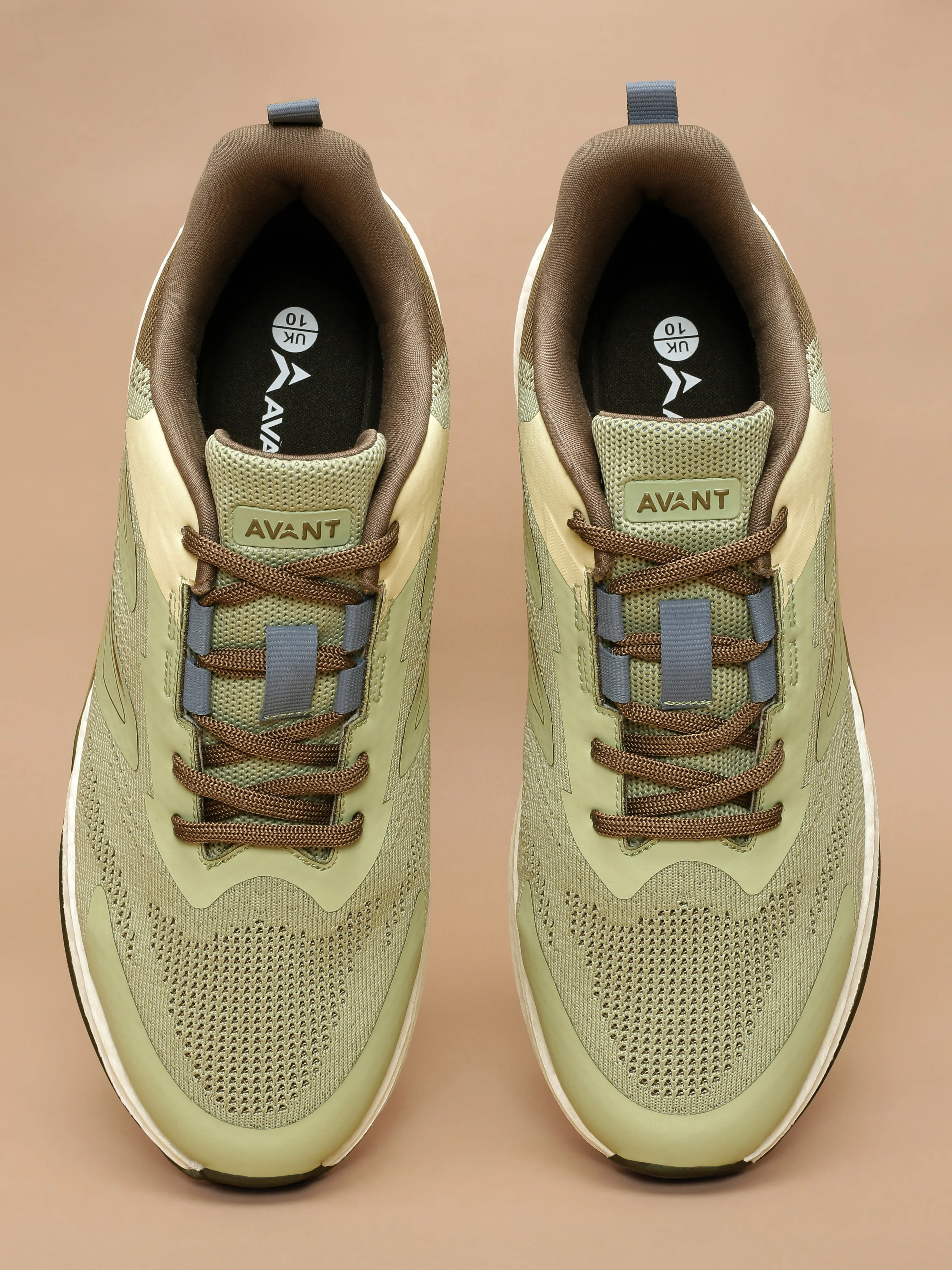 Avant Men's Gravitas Running Shoes - Green/Brown - Image 9