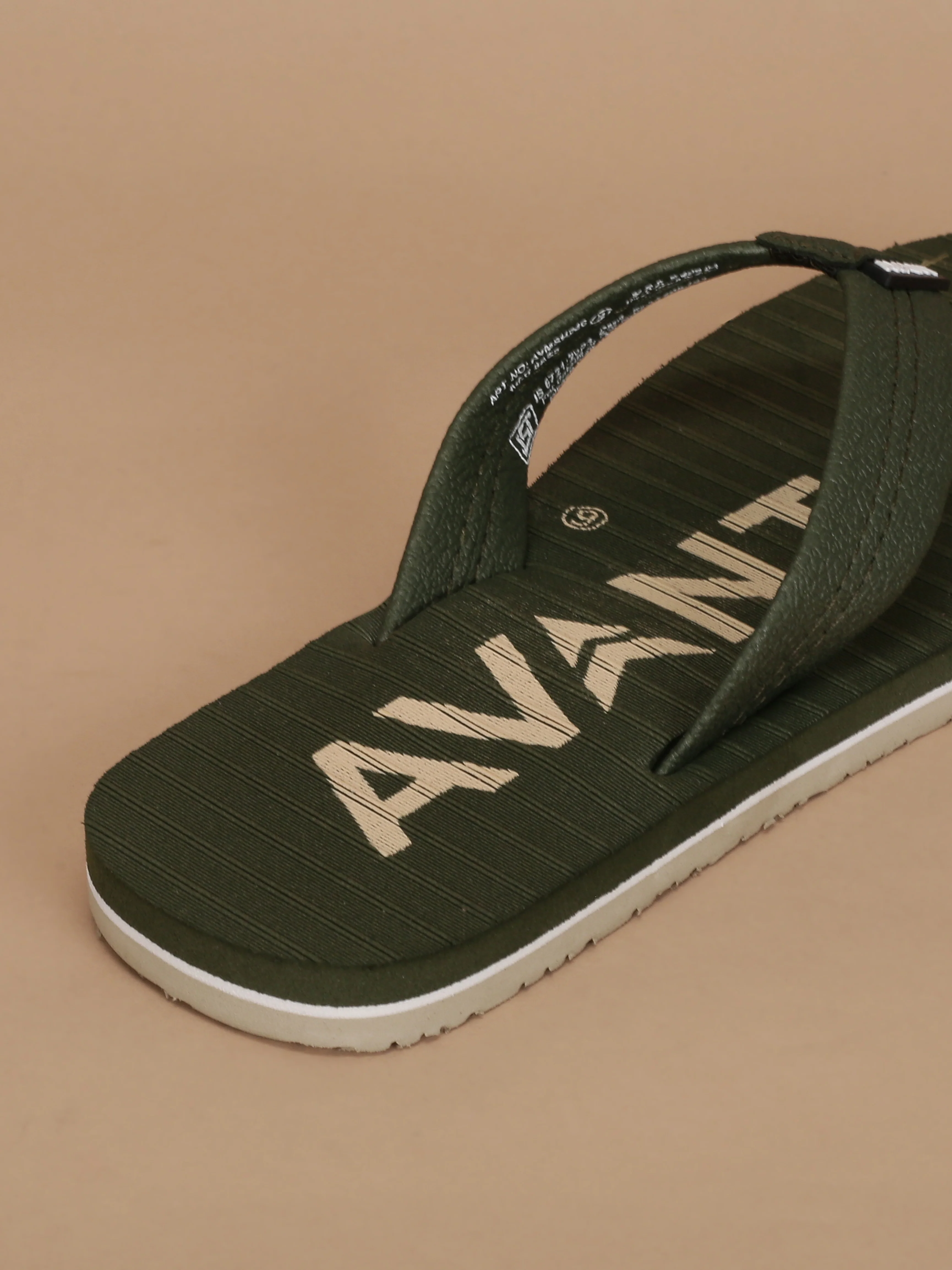 Avant Men's Haven Flip Flops - Olive - Image 10