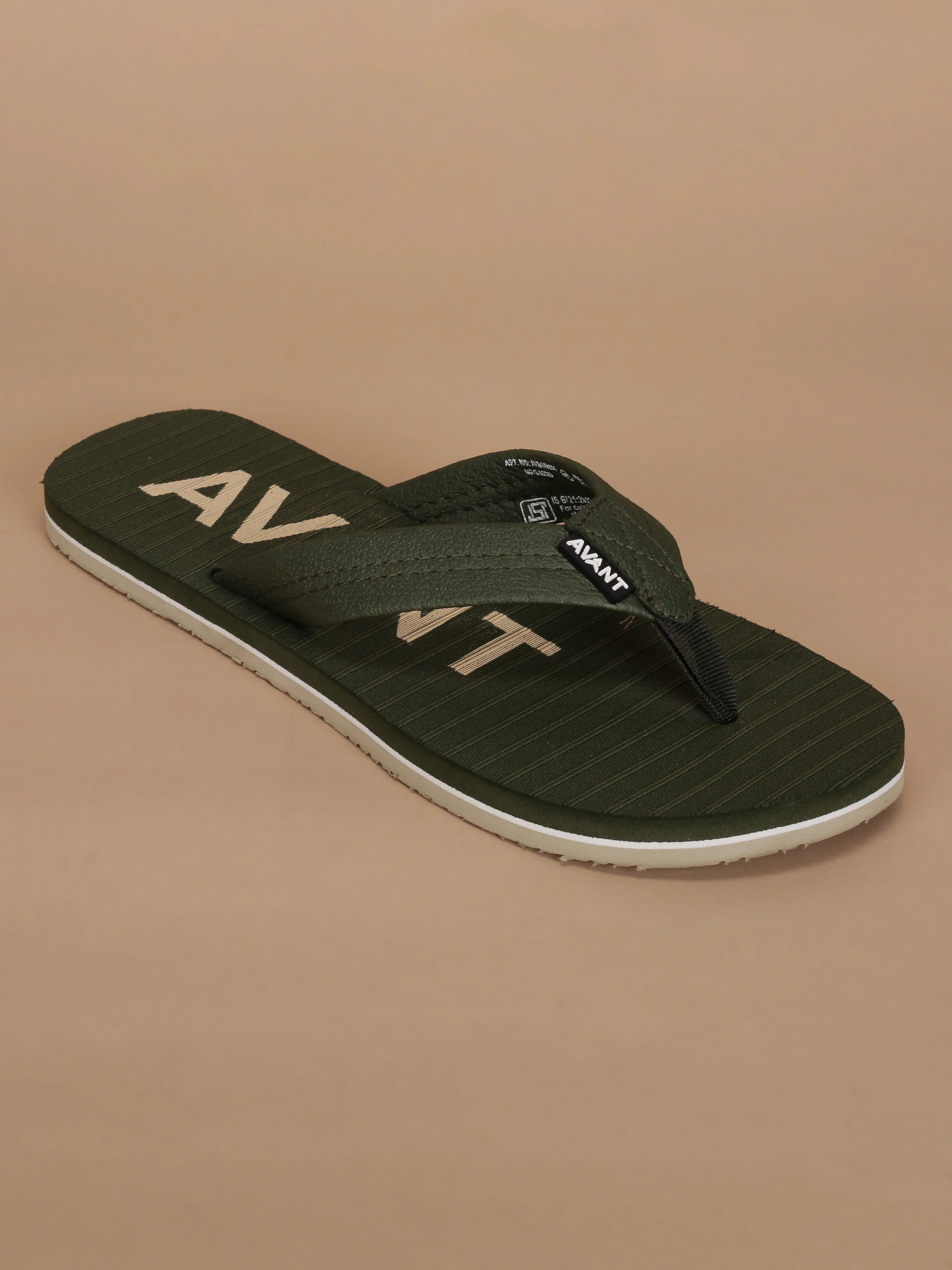 Avant Men's Haven Flip Flops - Olive - Image 2