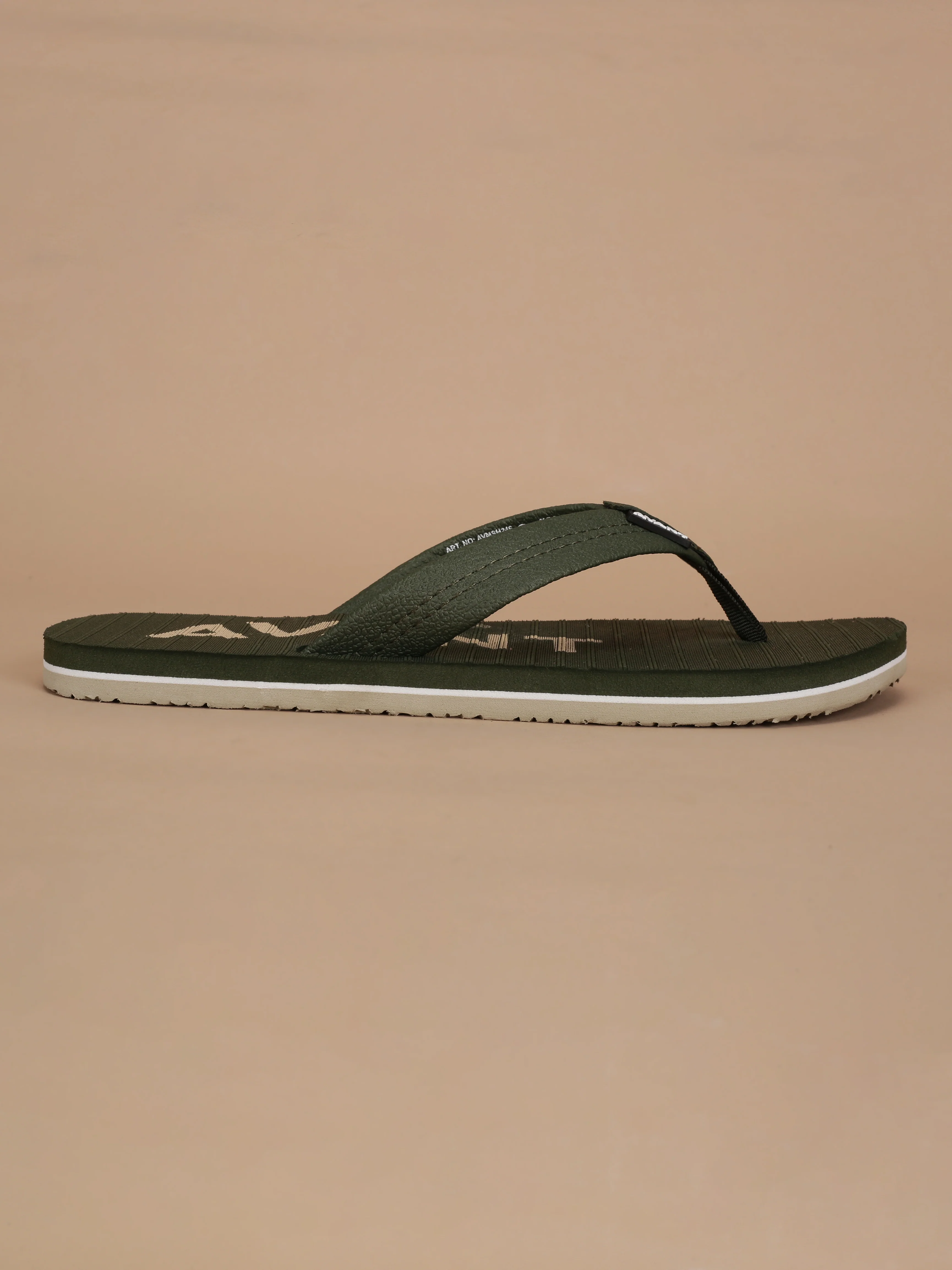 Avant Men's Haven Flip Flops - Olive - Image 4
