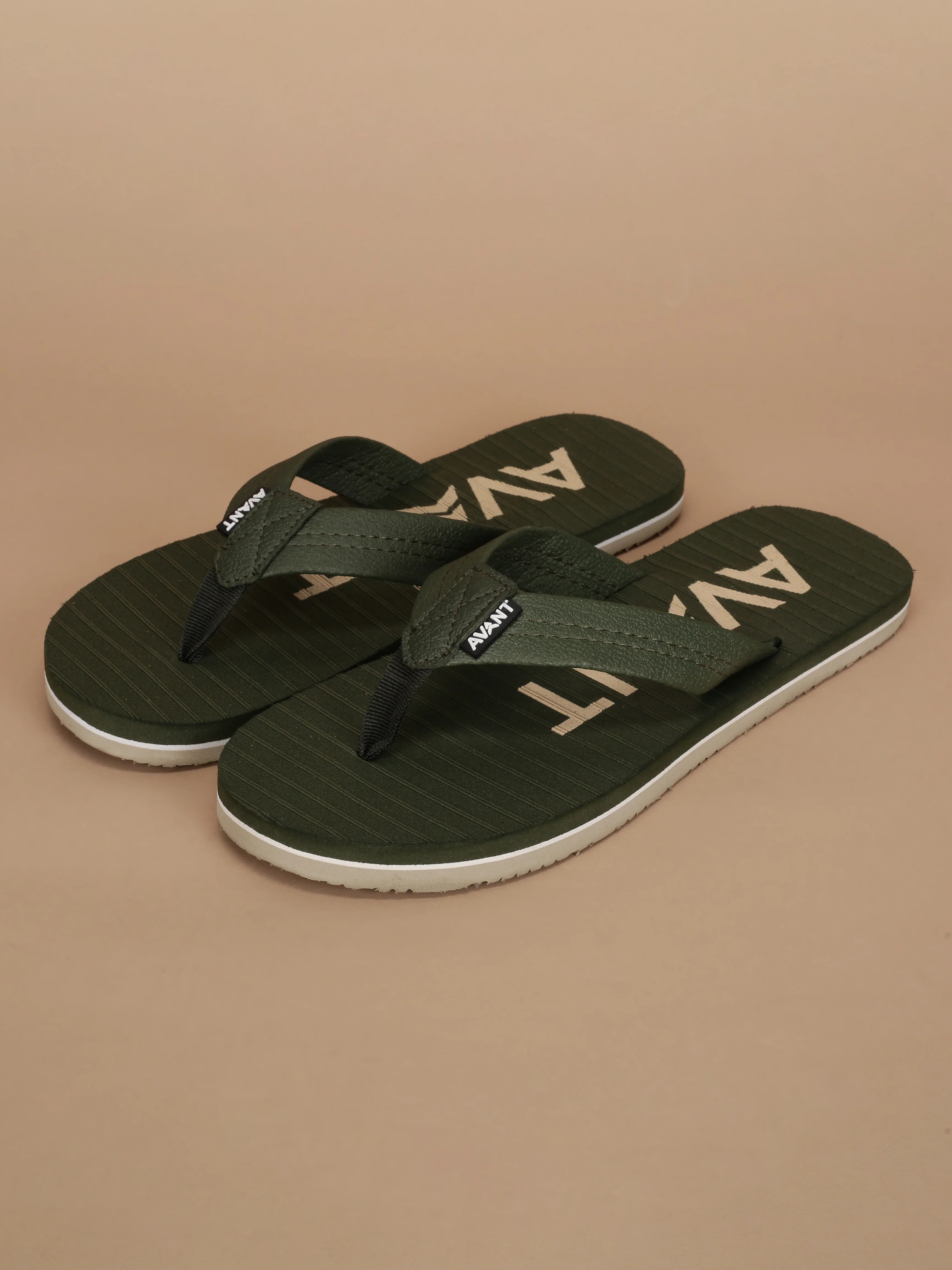 Avant Men's Haven Flip Flops - Olive - Image 9