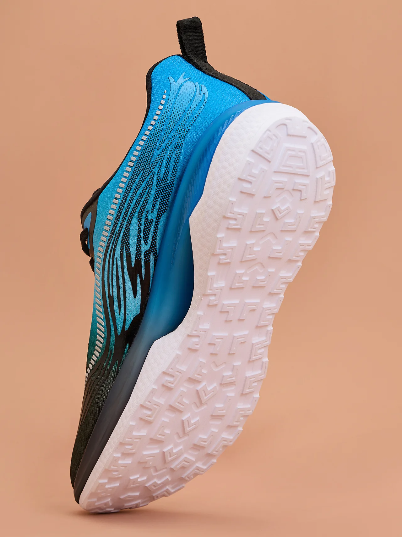Avant Men's Hexagon Sports shoes - Black/Sky Blue - Image 8
