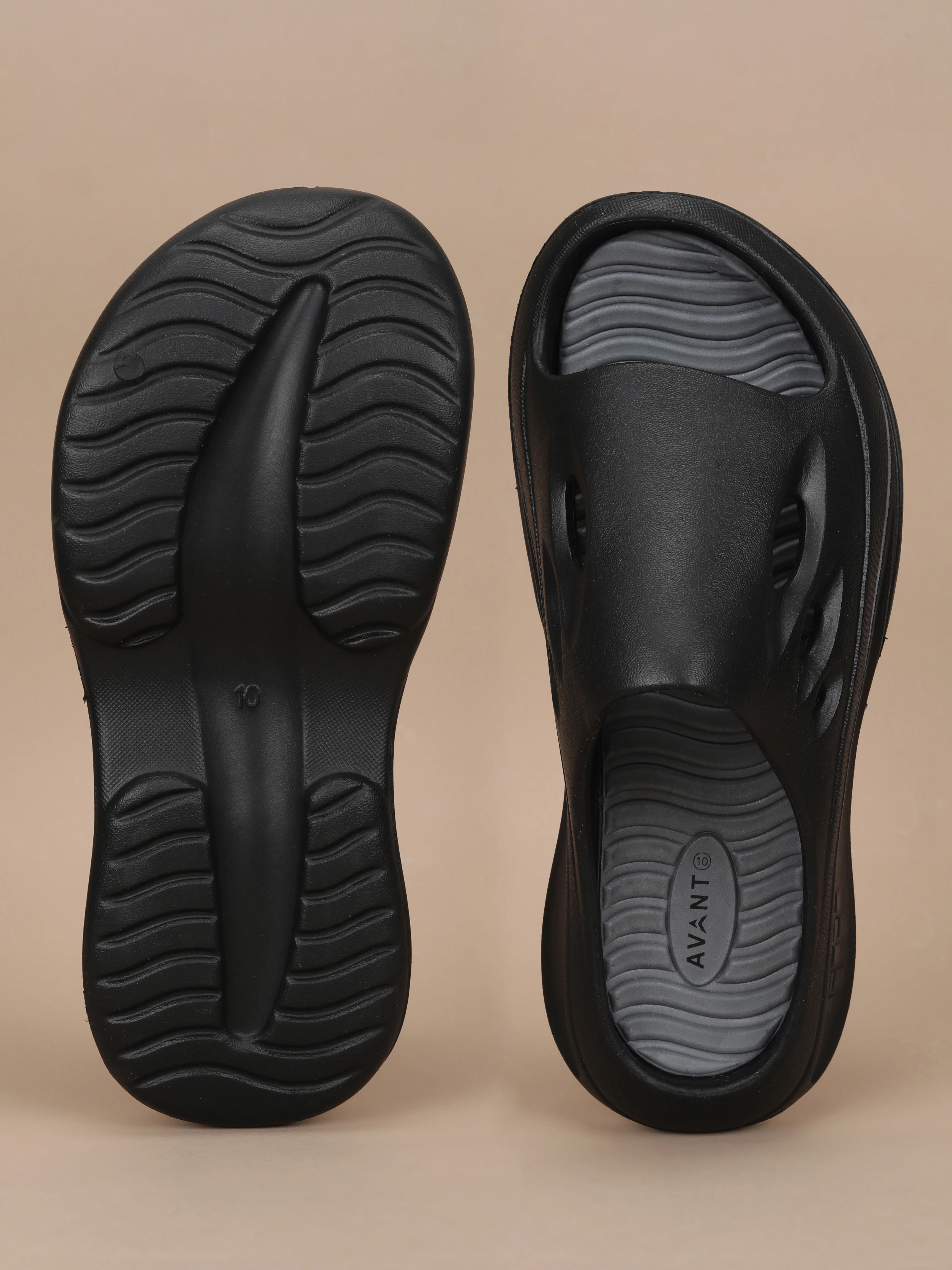Avant Men's Hover Sliders - Black - Image 4