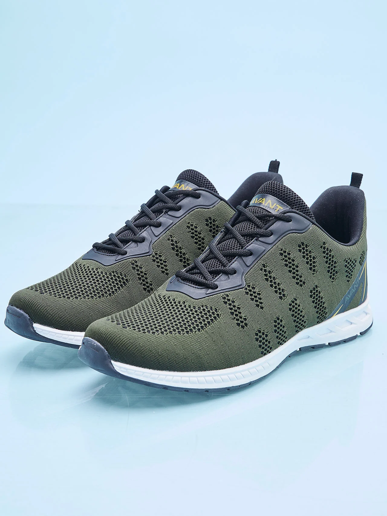 Avant Men's Hurricane Casual Shoes - Army Green/Black - Image 7