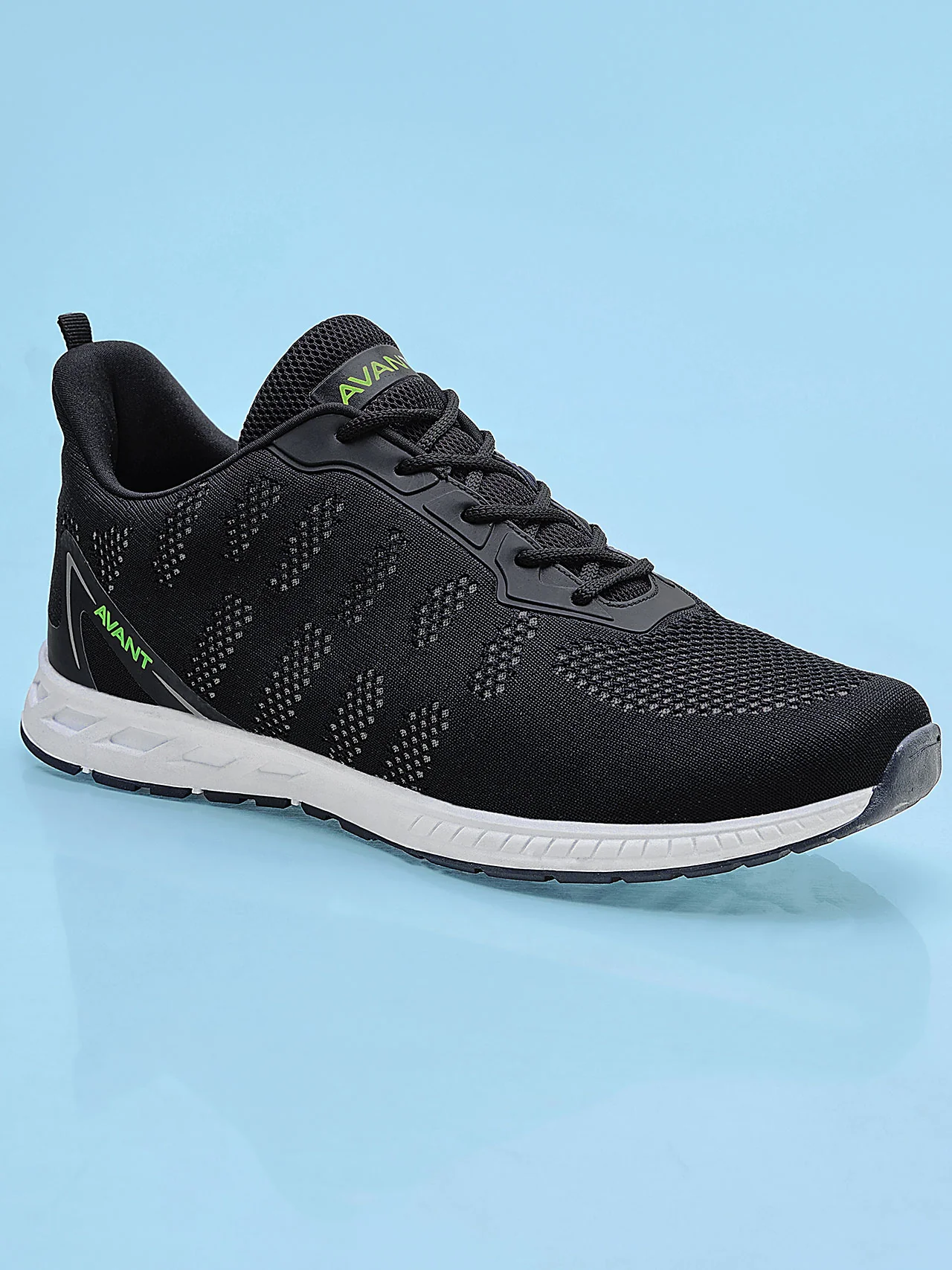 Avant Men's Hurricane Casual Shoes- Black/White - Image 3