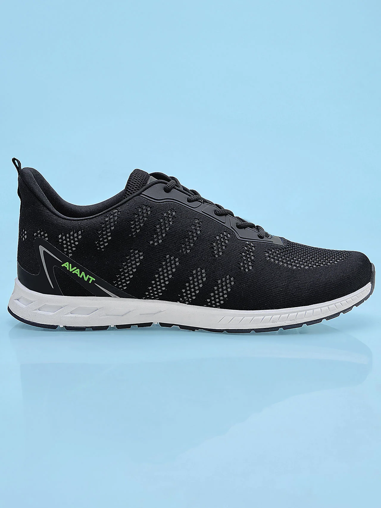 Avant Men's Hurricane Casual Shoes- Black/White - Image 4