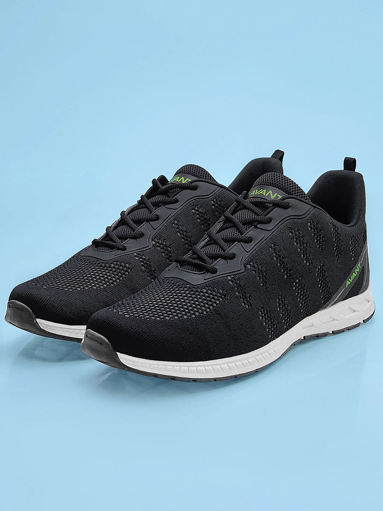 Avant Men's Hurricane Casual Shoes- Black/White - Image 9
