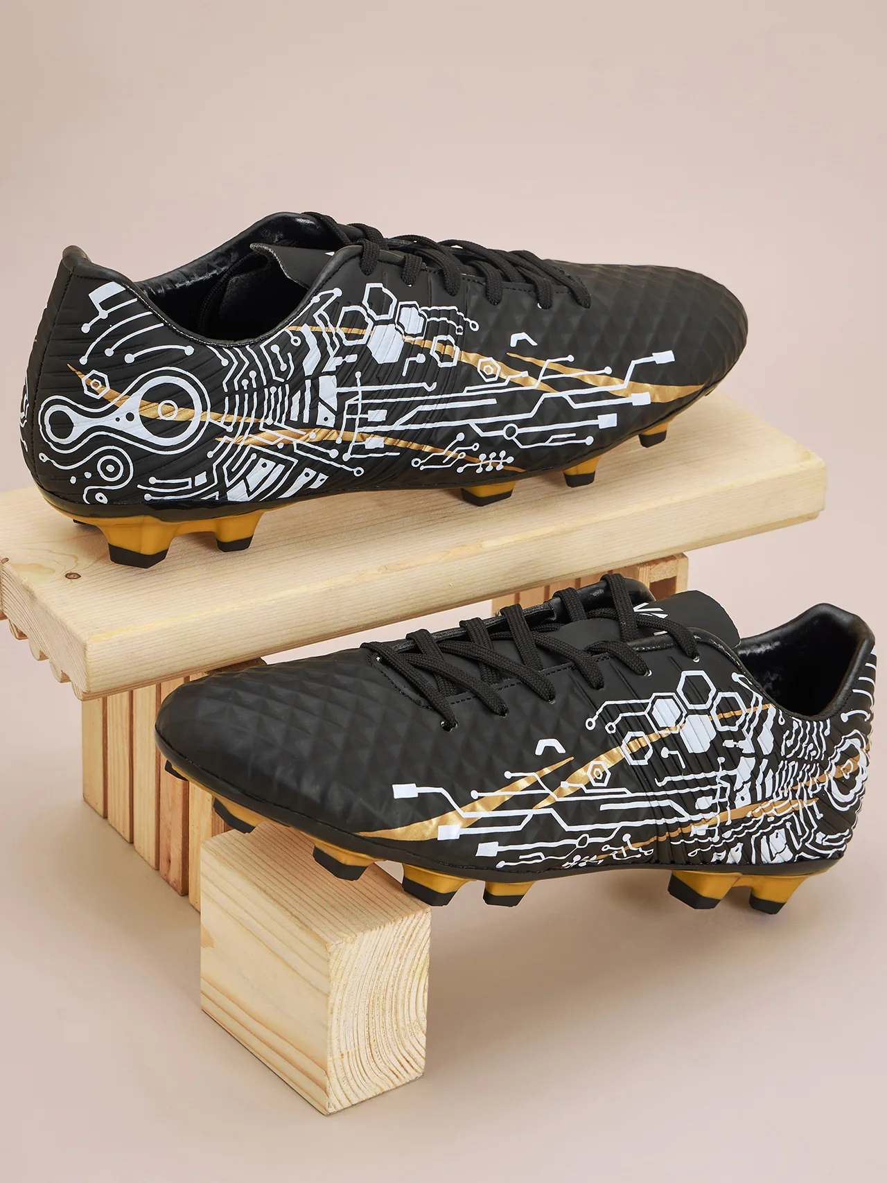 Avant Men's HustleX Football Shoes - Black - Image 9