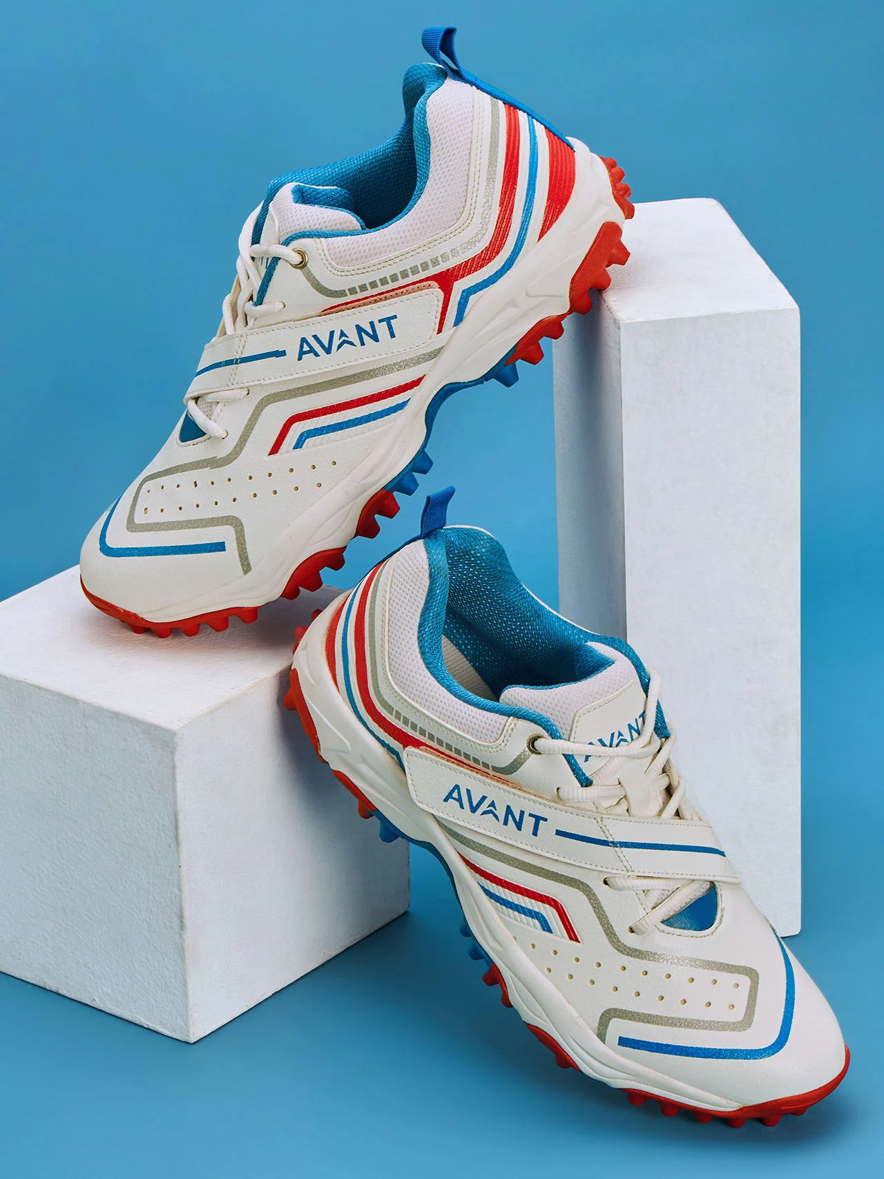 Avant Men's Impact Cricket Shoes - White - Image 3