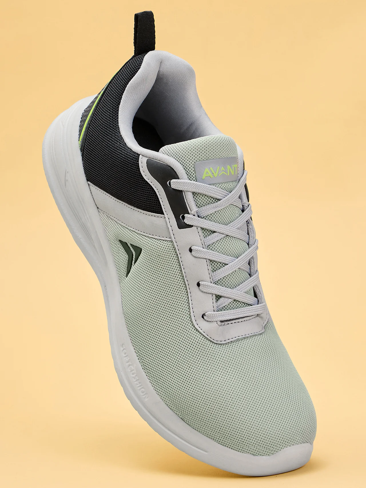 Avant Men's Joyo Walking Shoes-Grey/Black - Image 5