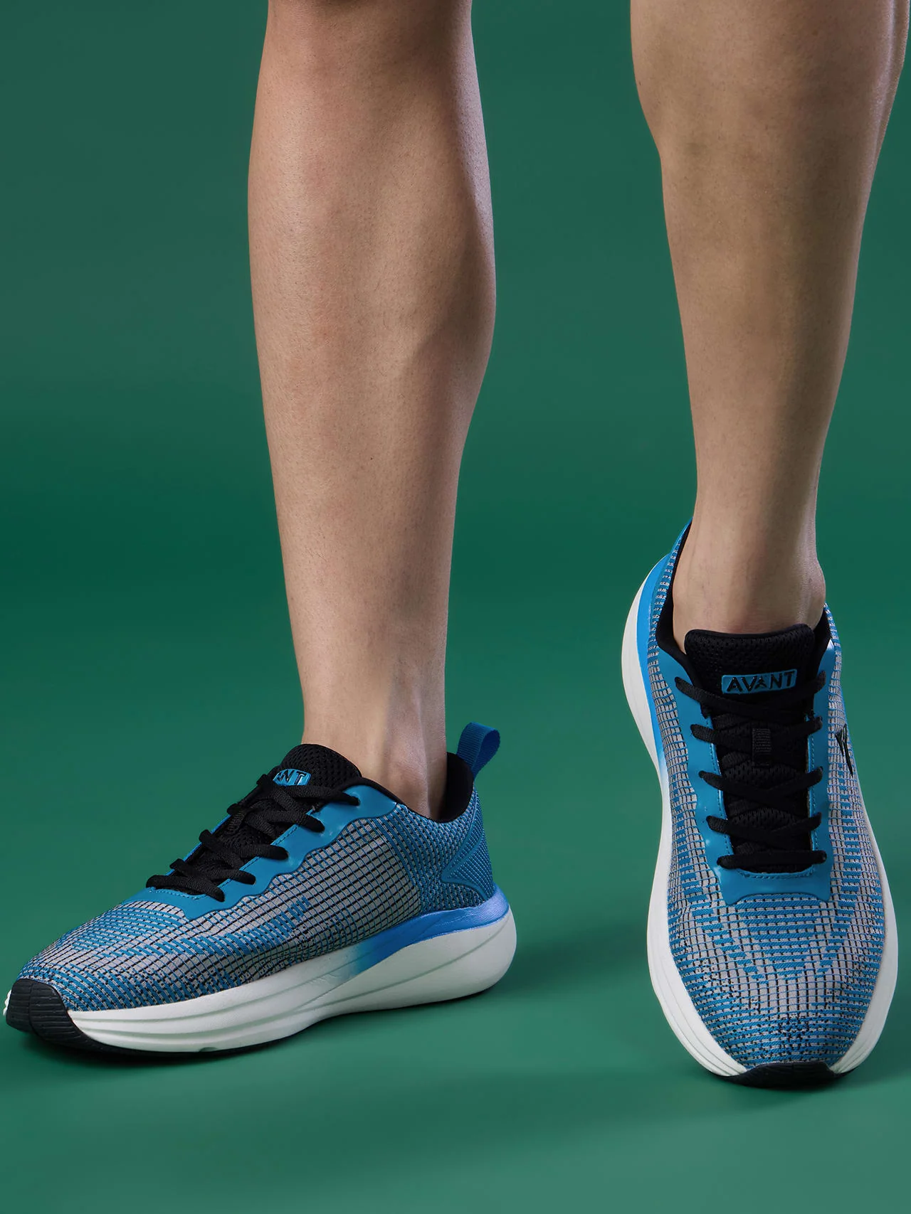 Avant Men's Joyrun Running Shoes - Blue/Grey - Image 2