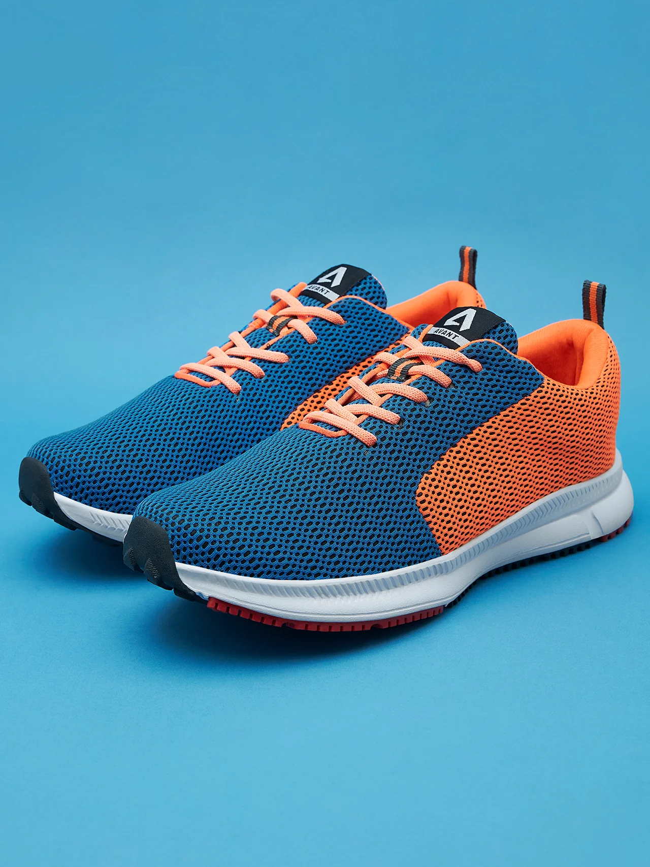 Avant Men's Lightweight Running & Walking Shoes - Navy/Orange - Image 6