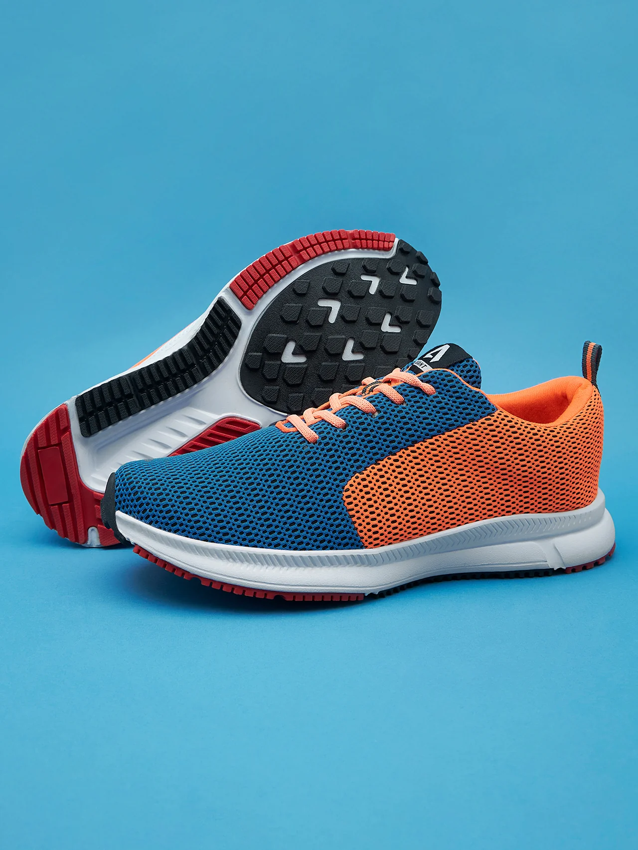 Avant Men's Lightweight Running & Walking Shoes - Navy/Orange - Image 7