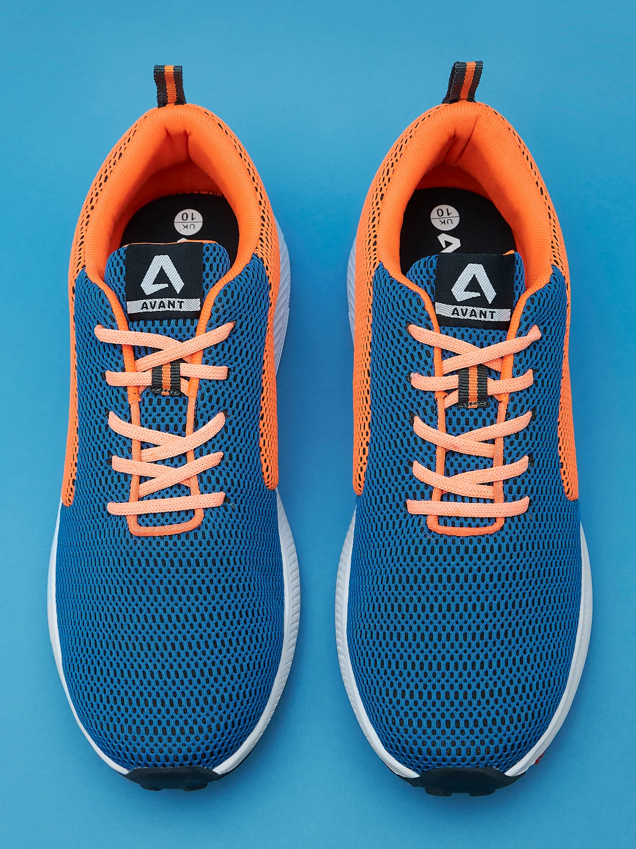 Avant Men's Lightweight Running & Walking Shoes - Navy/Orange - Image 8